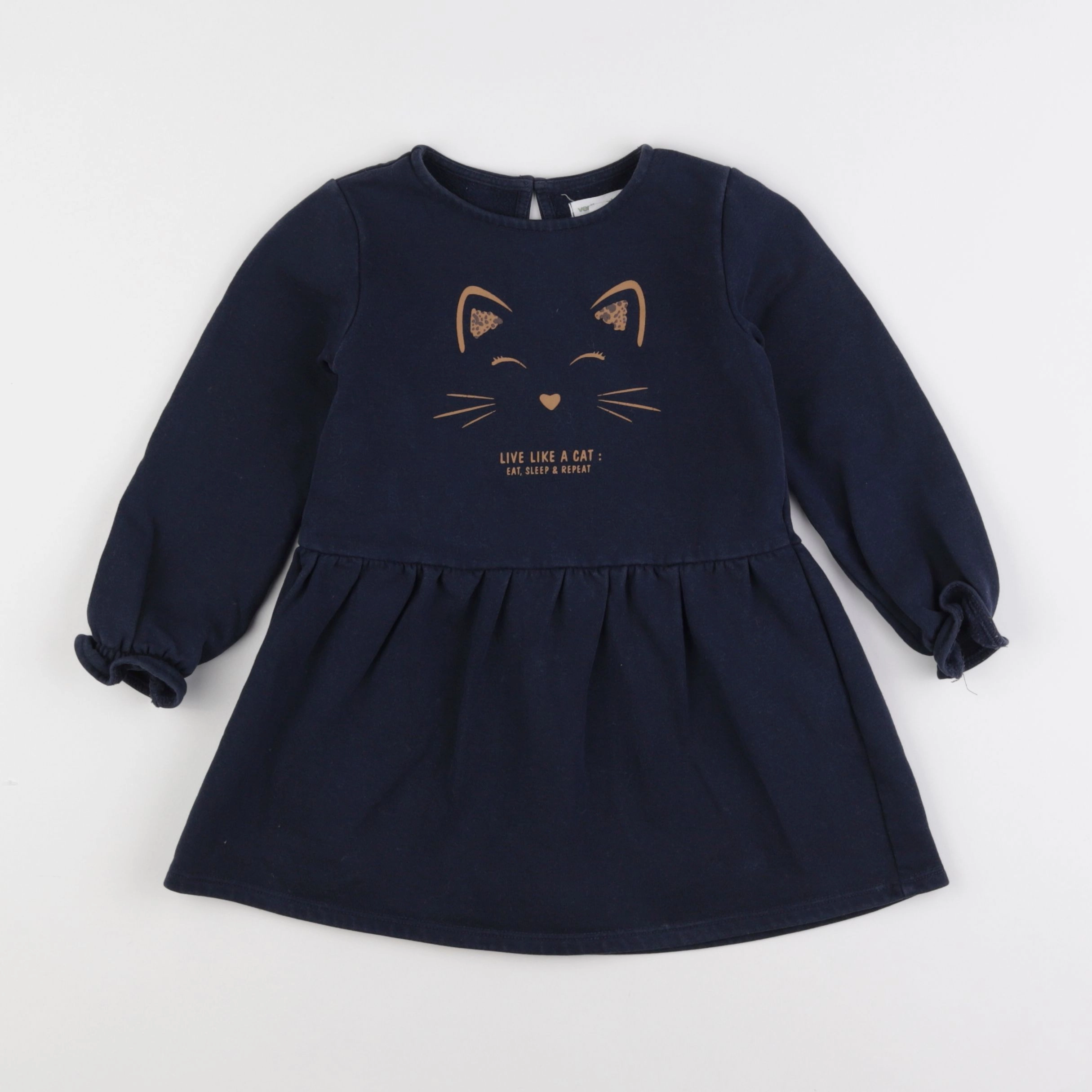 Vertbaudet - robe bleu - 3 ans