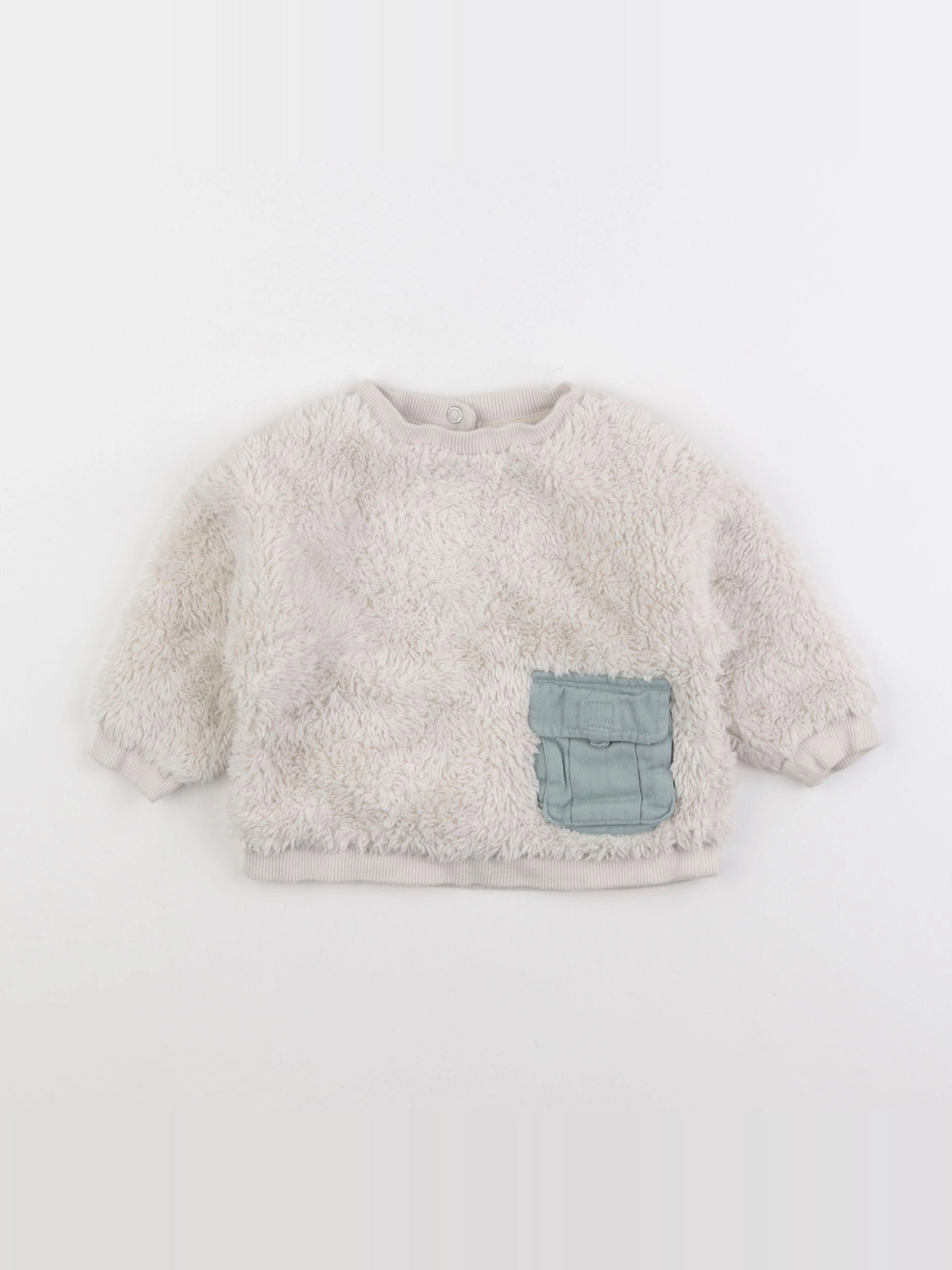 Vertbaudet - pull beige - 6 mois