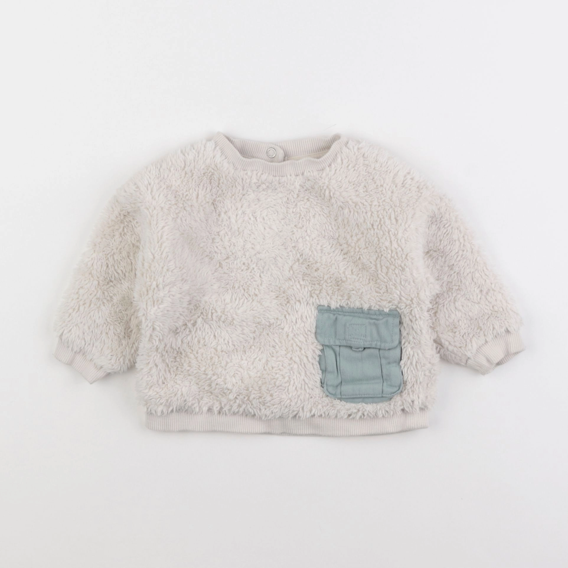 Vertbaudet - pull beige - 6 mois