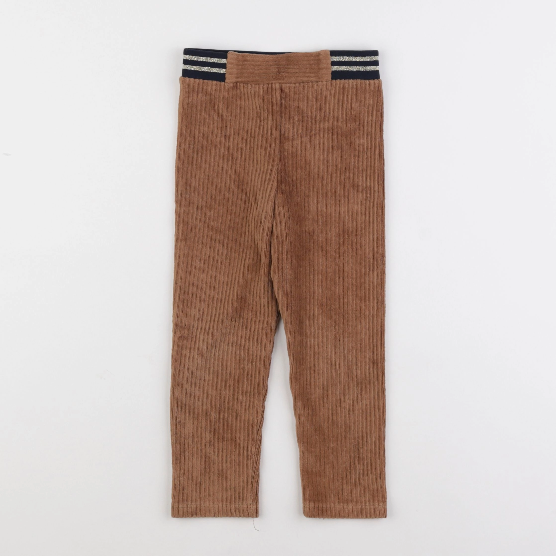 Vertbaudet - legging doublé marron - 3 ans