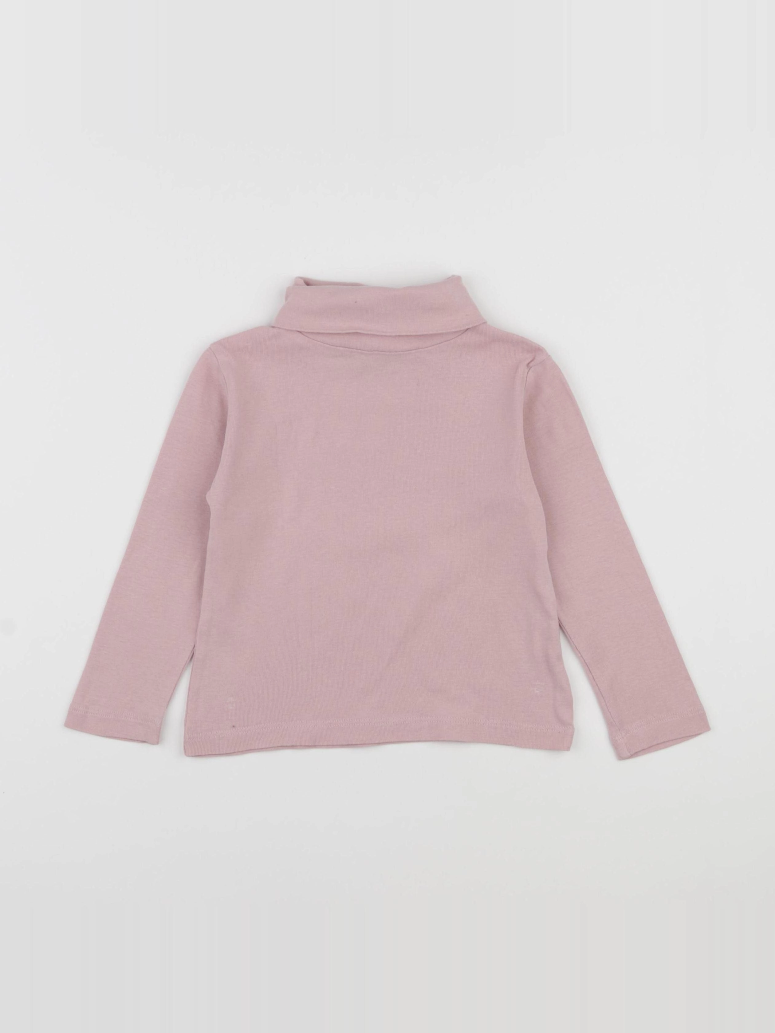 Monoprix - sous-pull rose - 4 ans