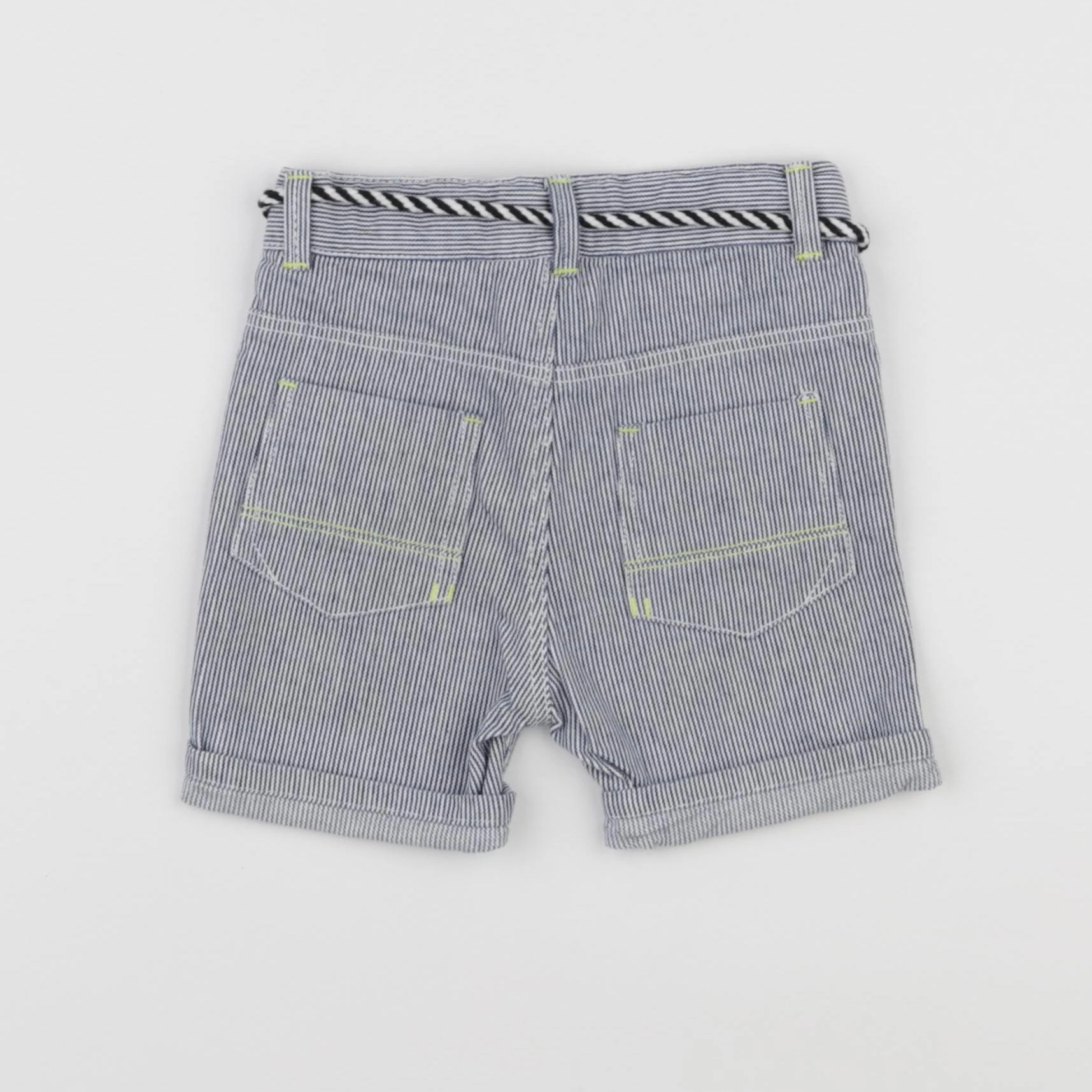 IKKS - short blanc, bleu - 12 mois