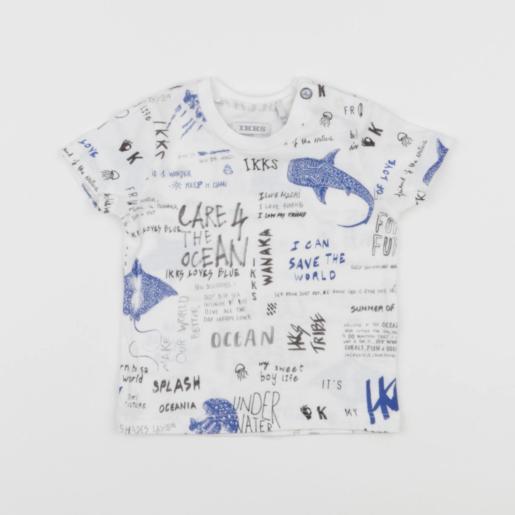 IKKS - tee-shirt multicolore - 6 mois