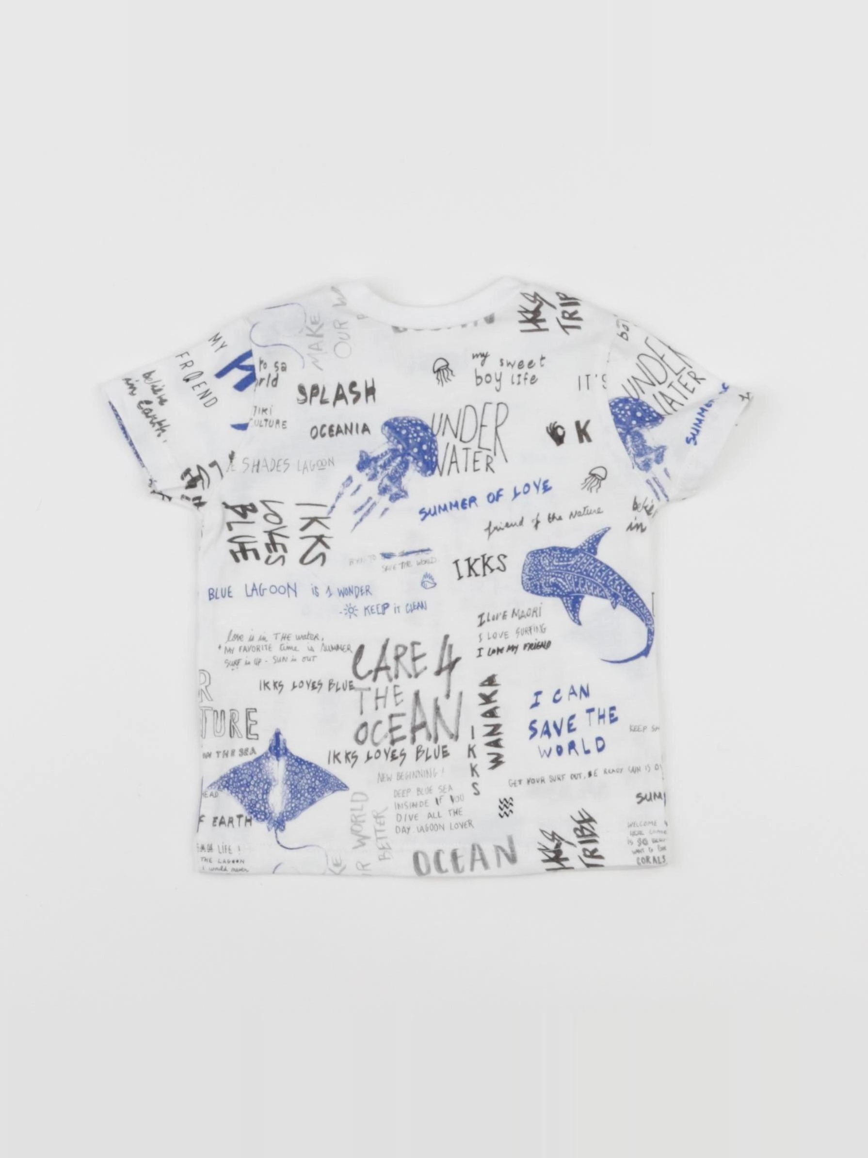 IKKS - tee-shirt multicolore - 6 mois