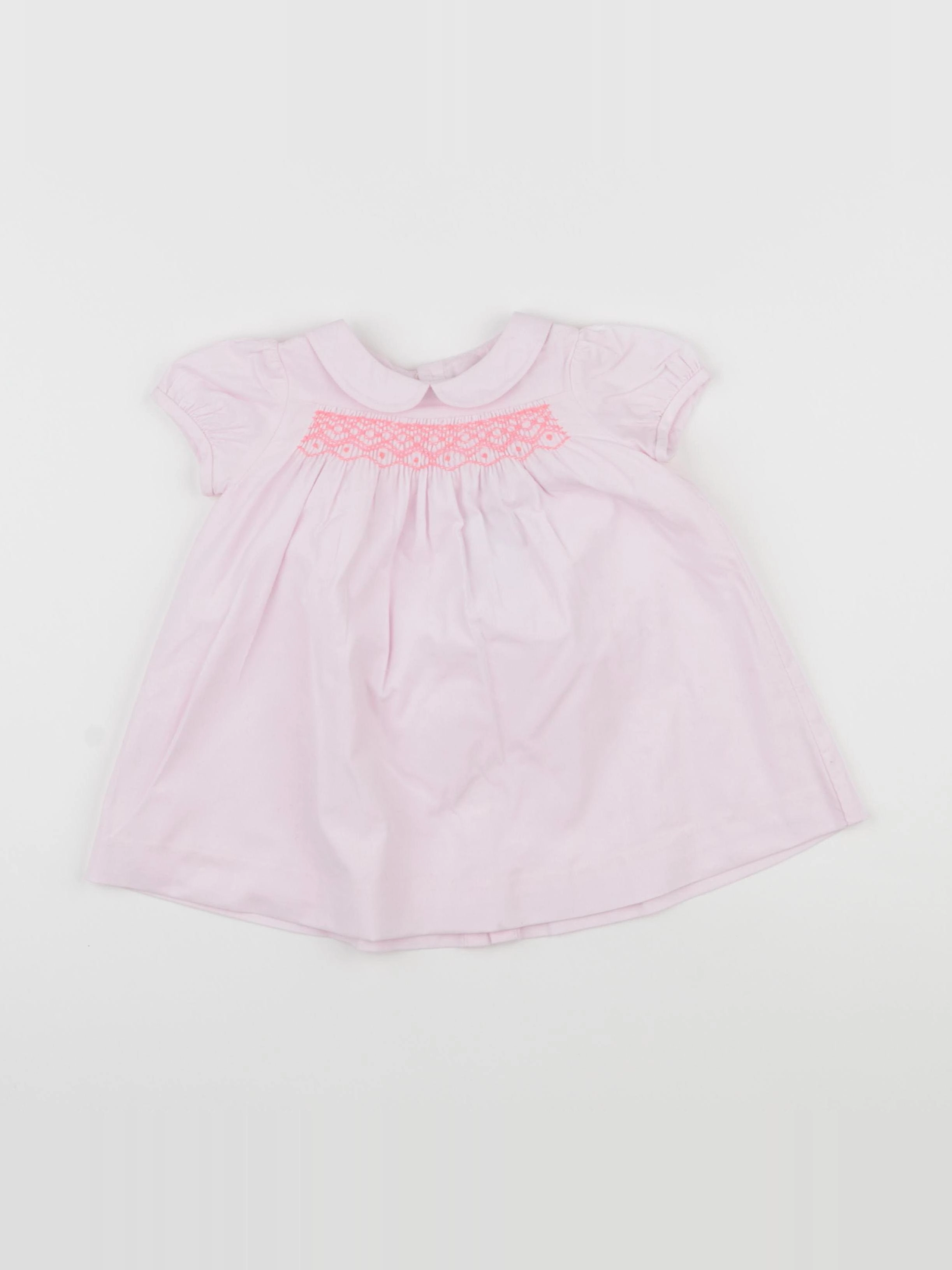 Jacadi - robe rose - 12 mois