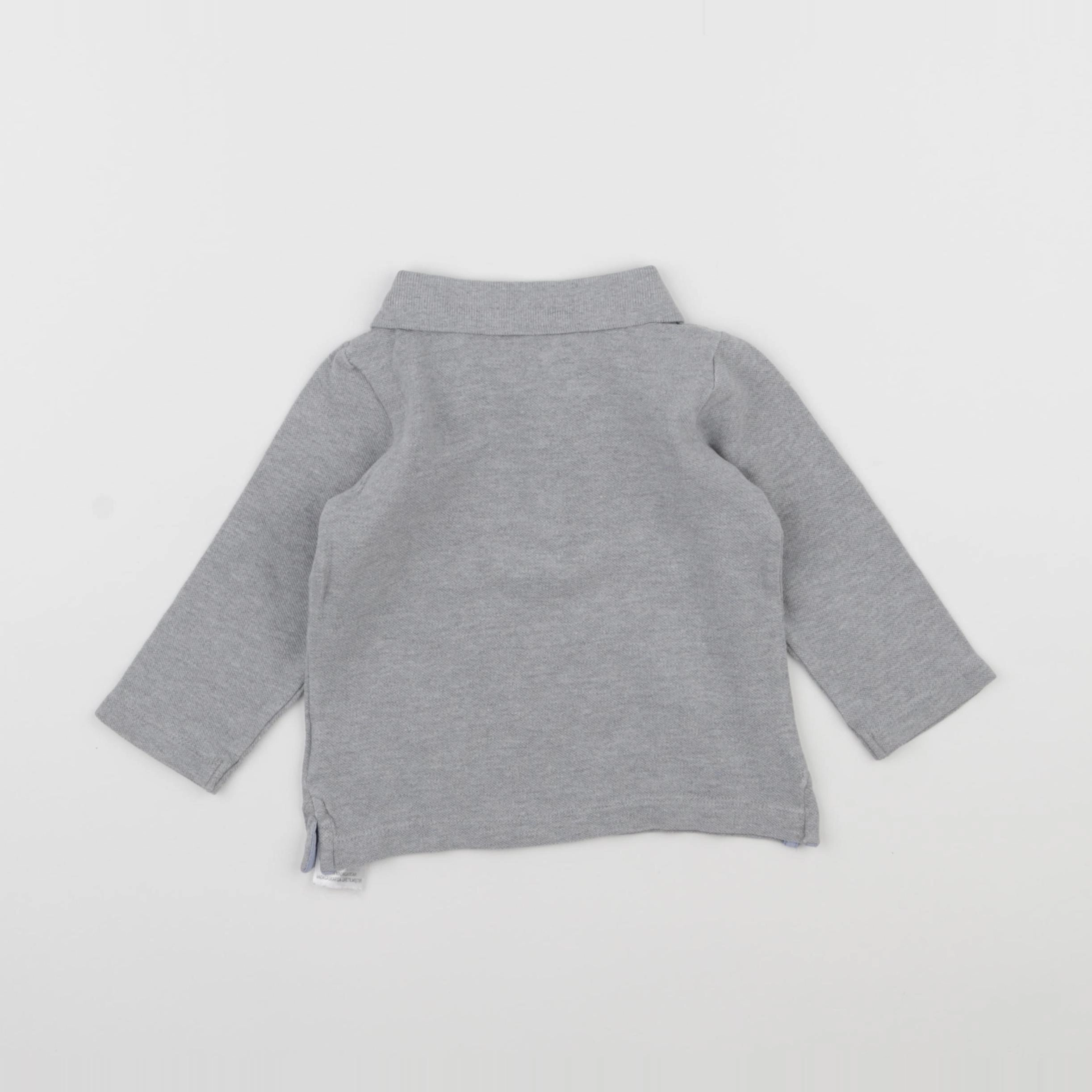 Jacadi - polo gris - 18 mois