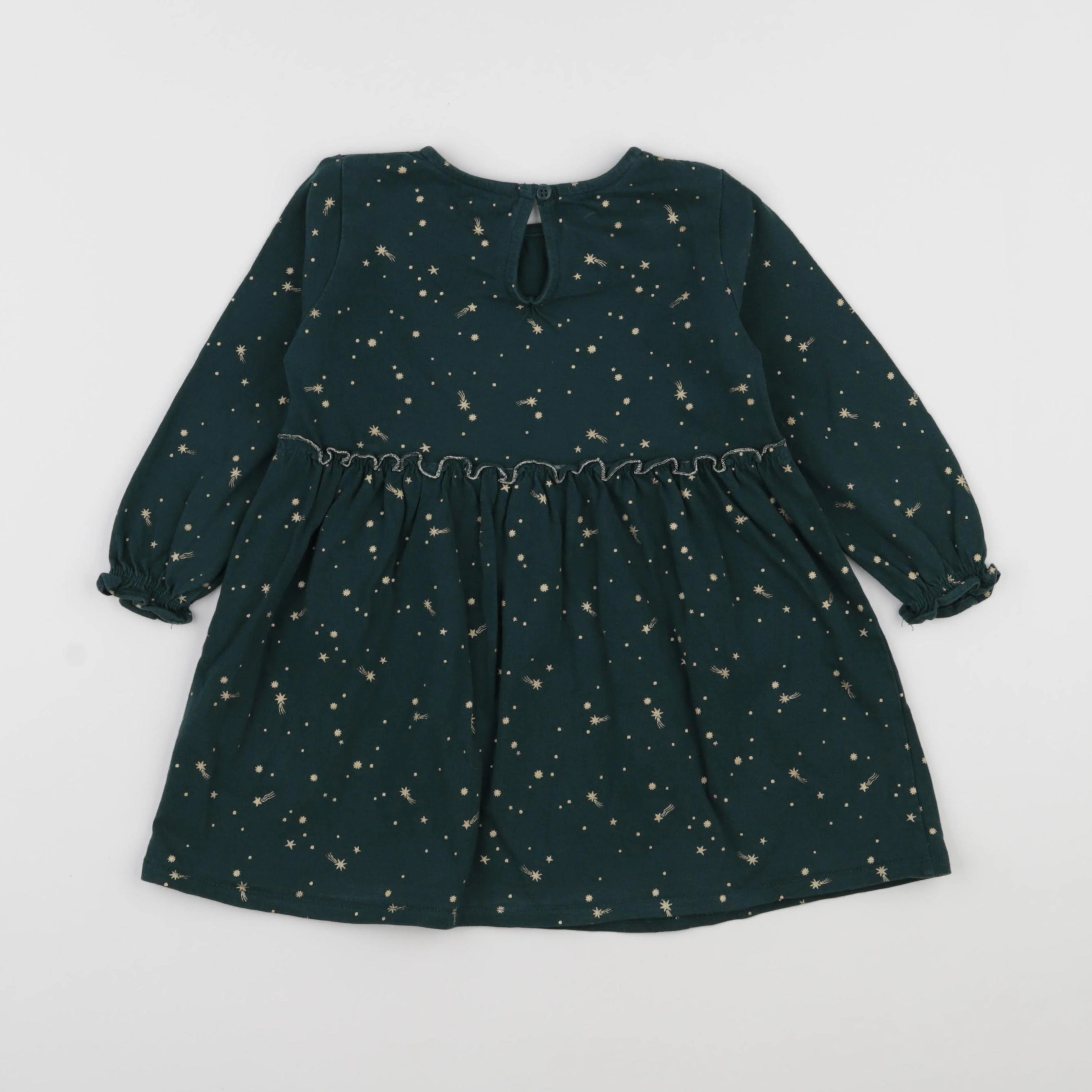 Vertbaudet - robe vert - 3 ans