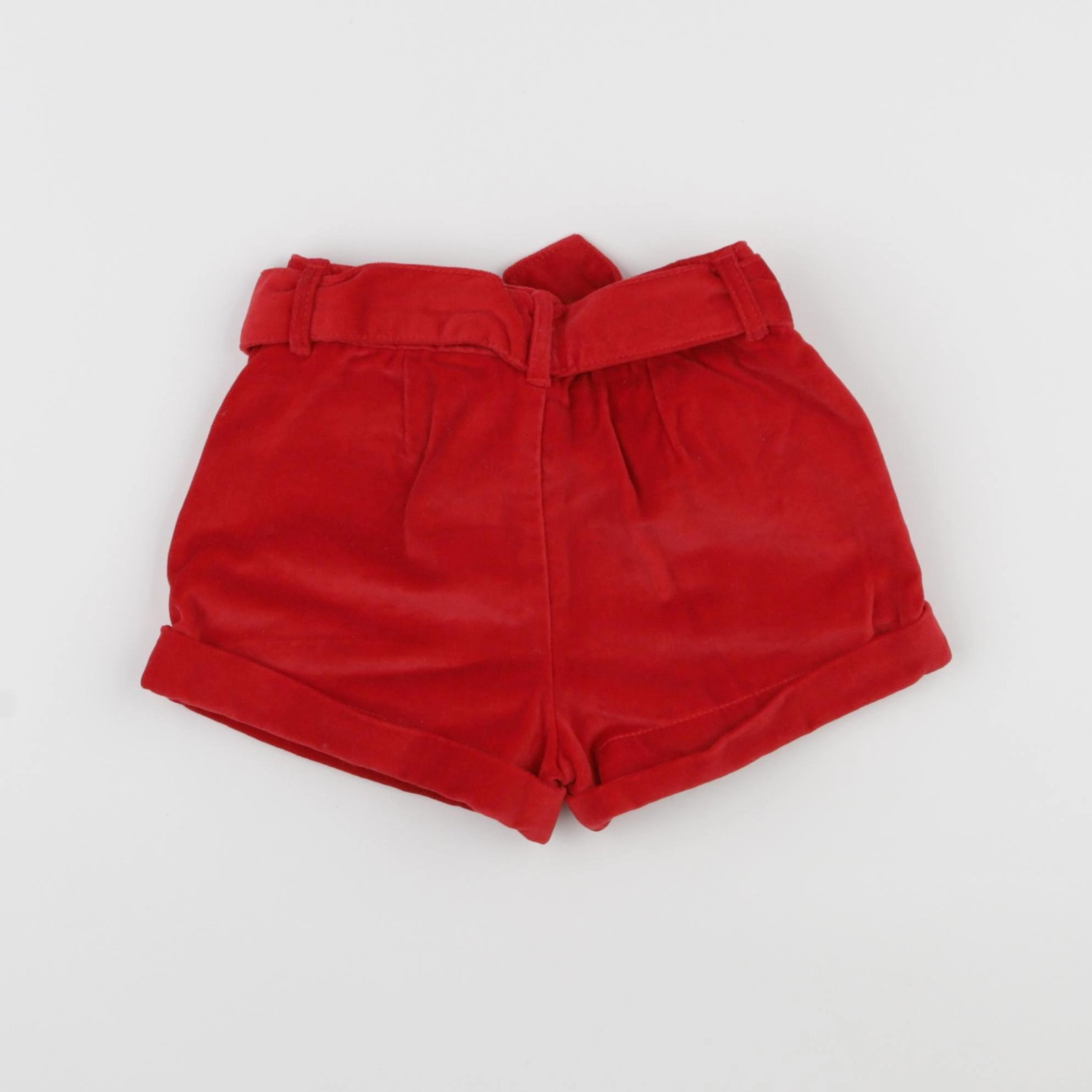 Vertbaudet - short rouge - 3 ans