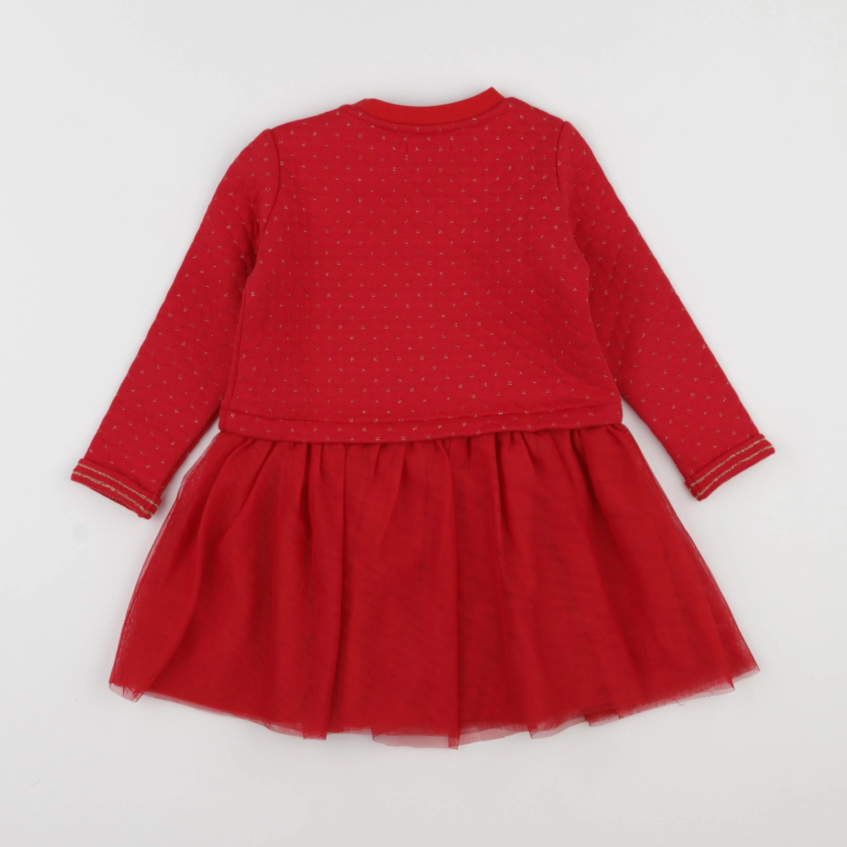 Vertbaudet - robe rouge - 3 ans