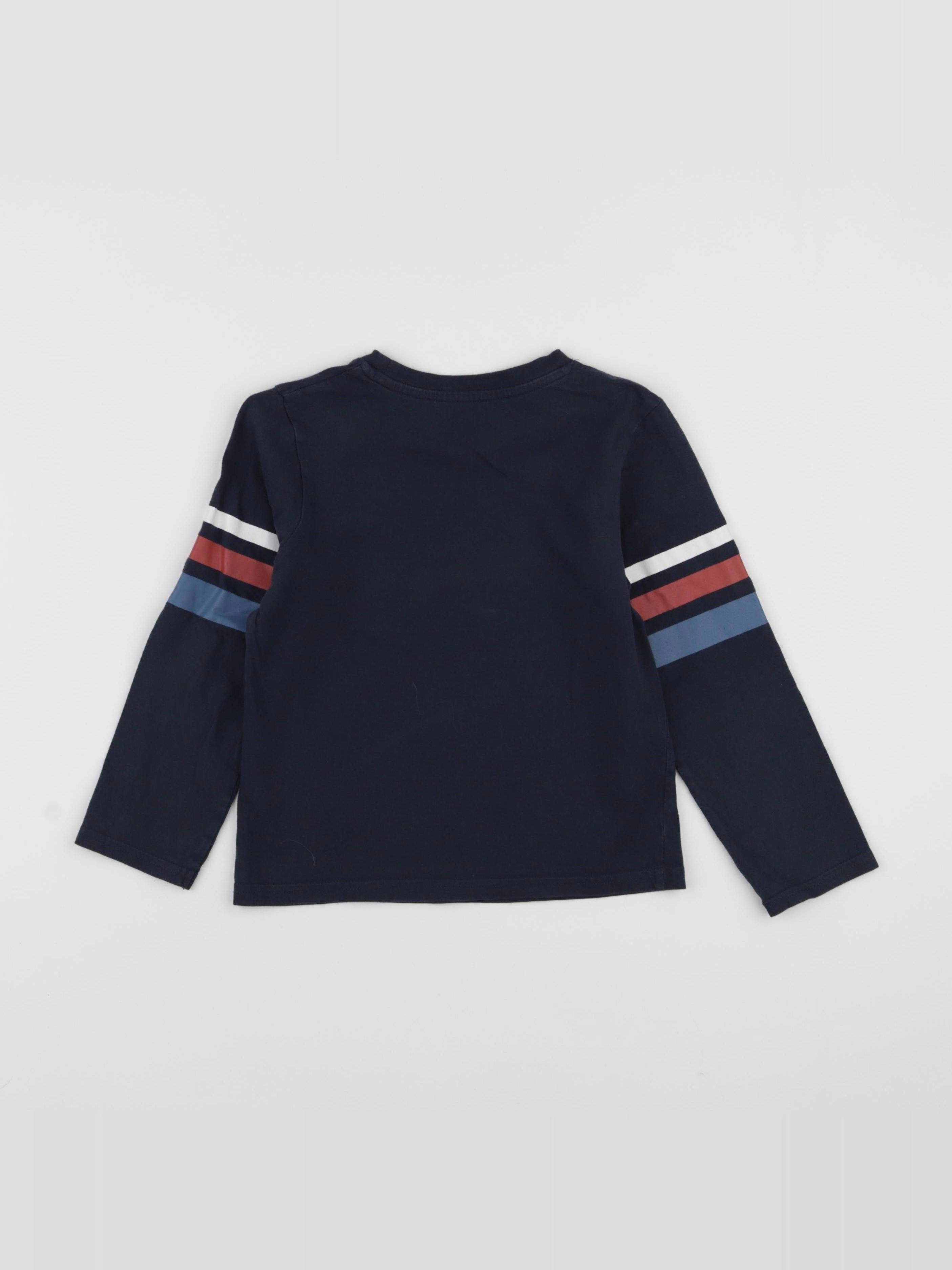 Vertbaudet - tee-shirt bleu - 6 ans