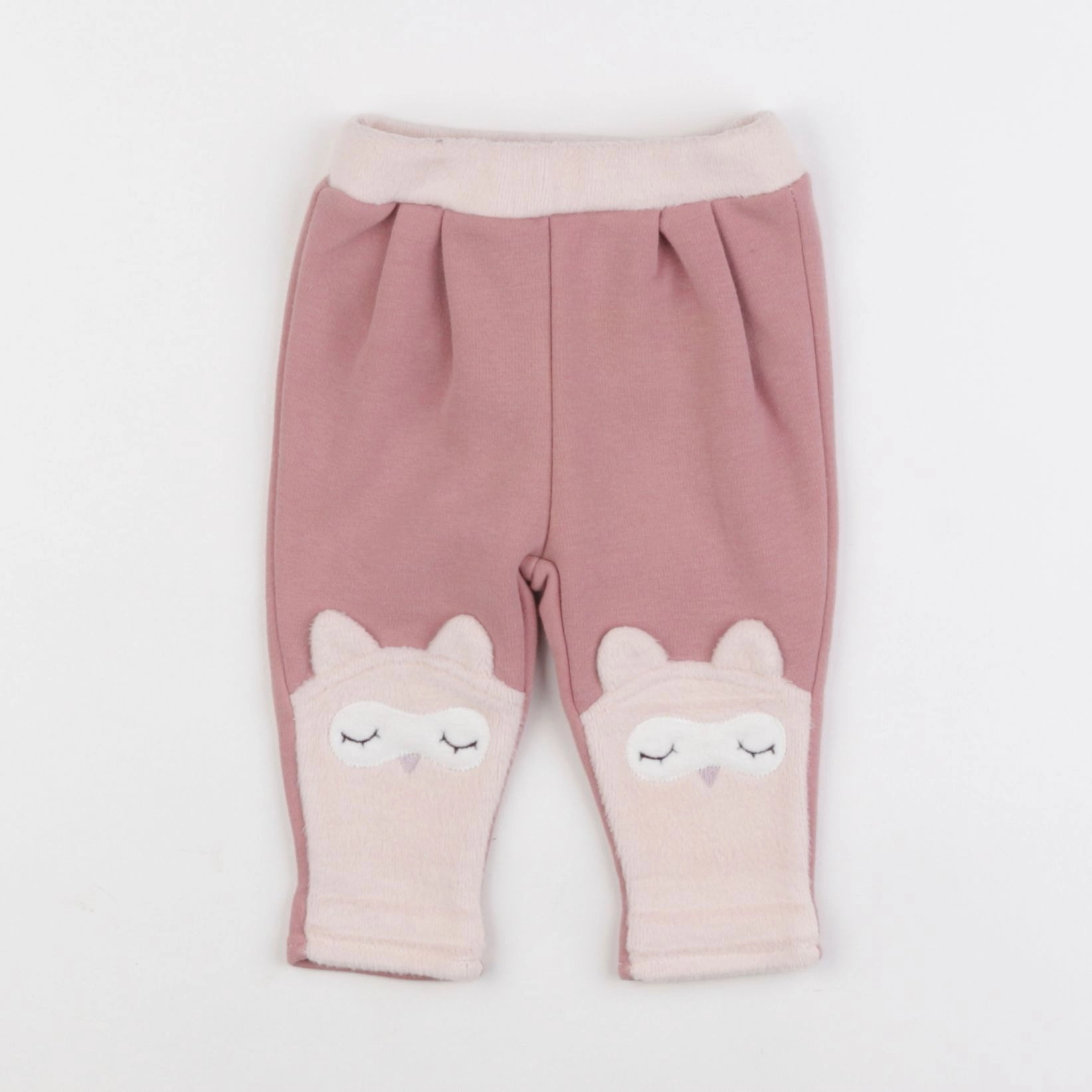 Vertbaudet - jogging doublé rose - 3 mois