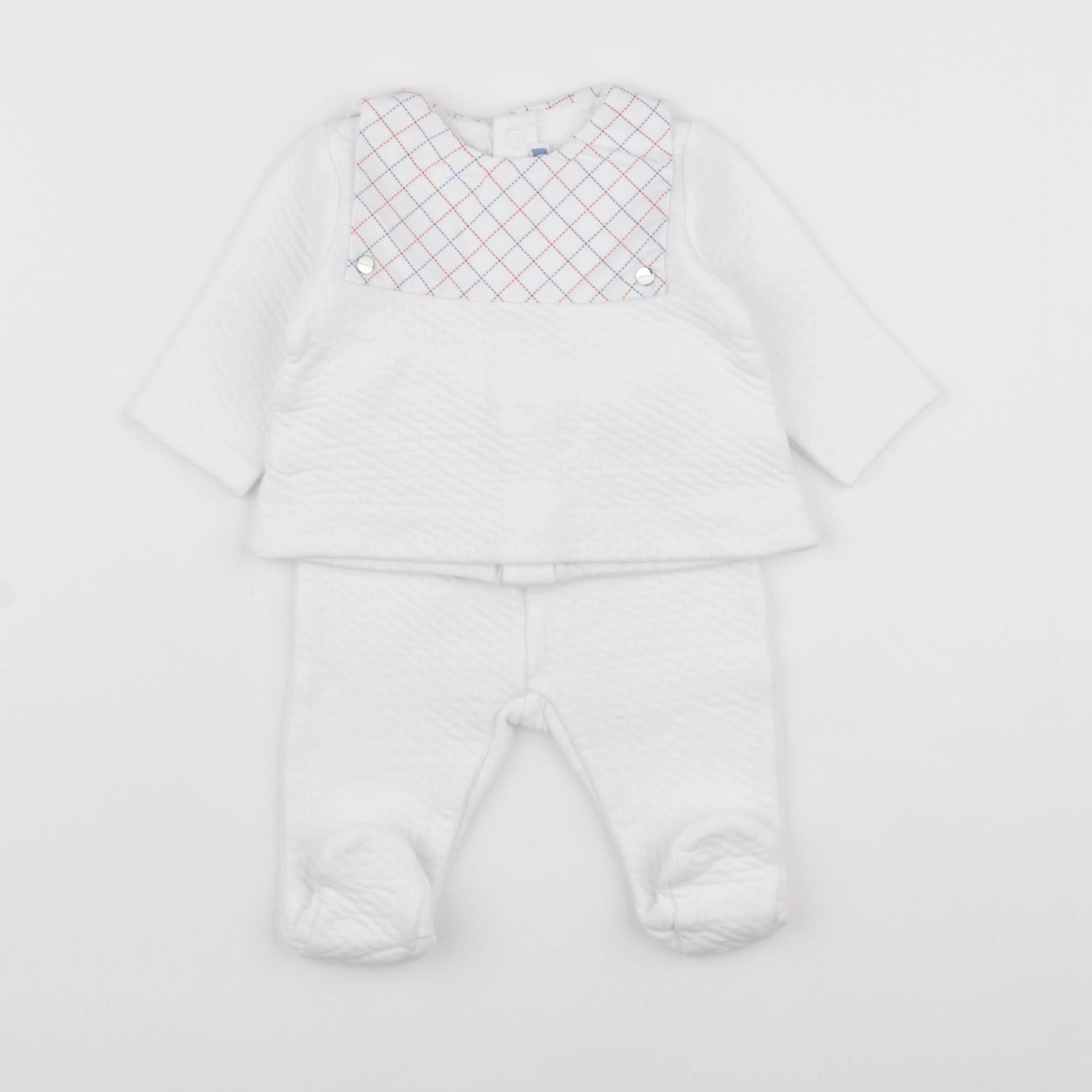 Jacadi - ensemble blanc - 6 mois