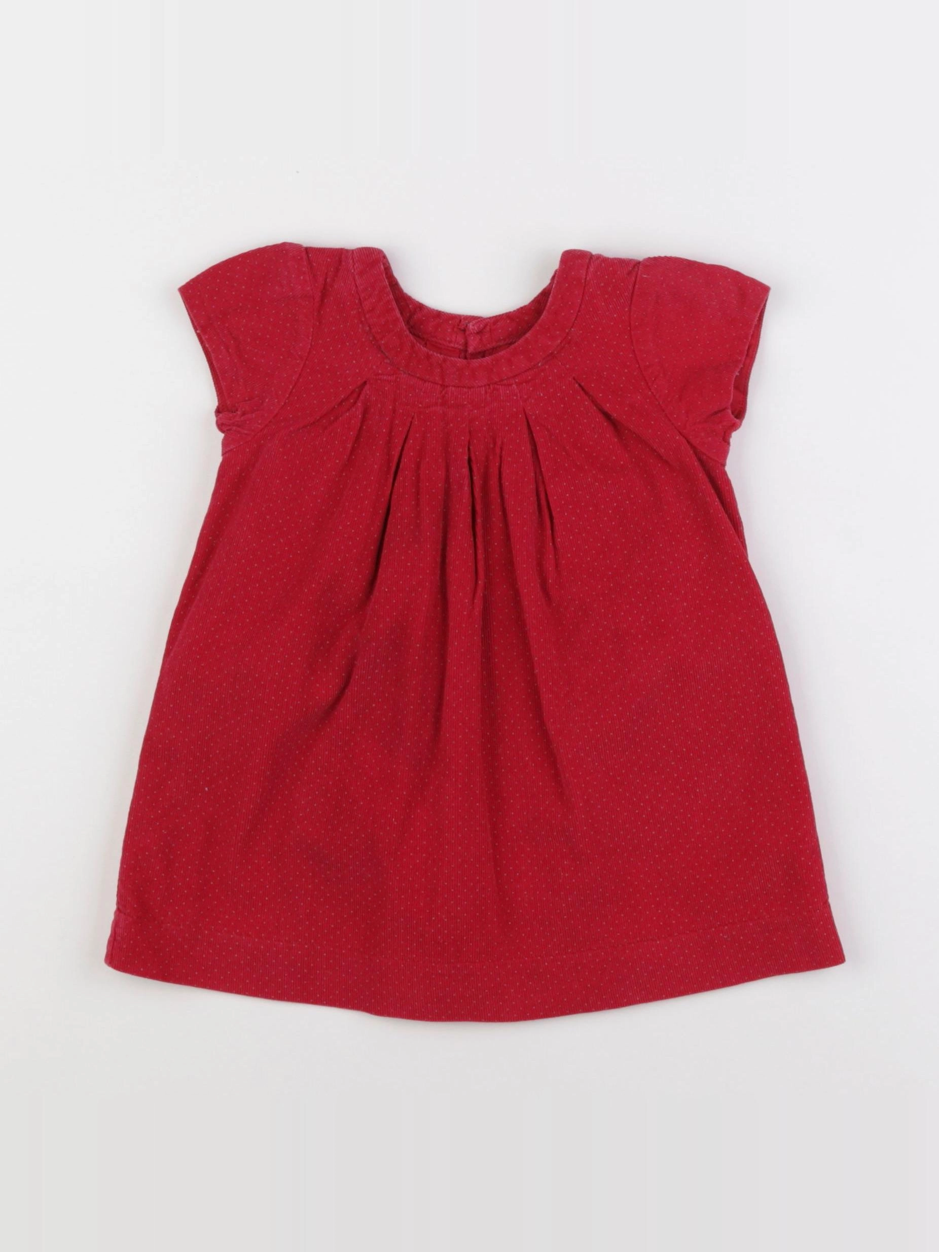 Jacadi - robe rouge - 12 mois