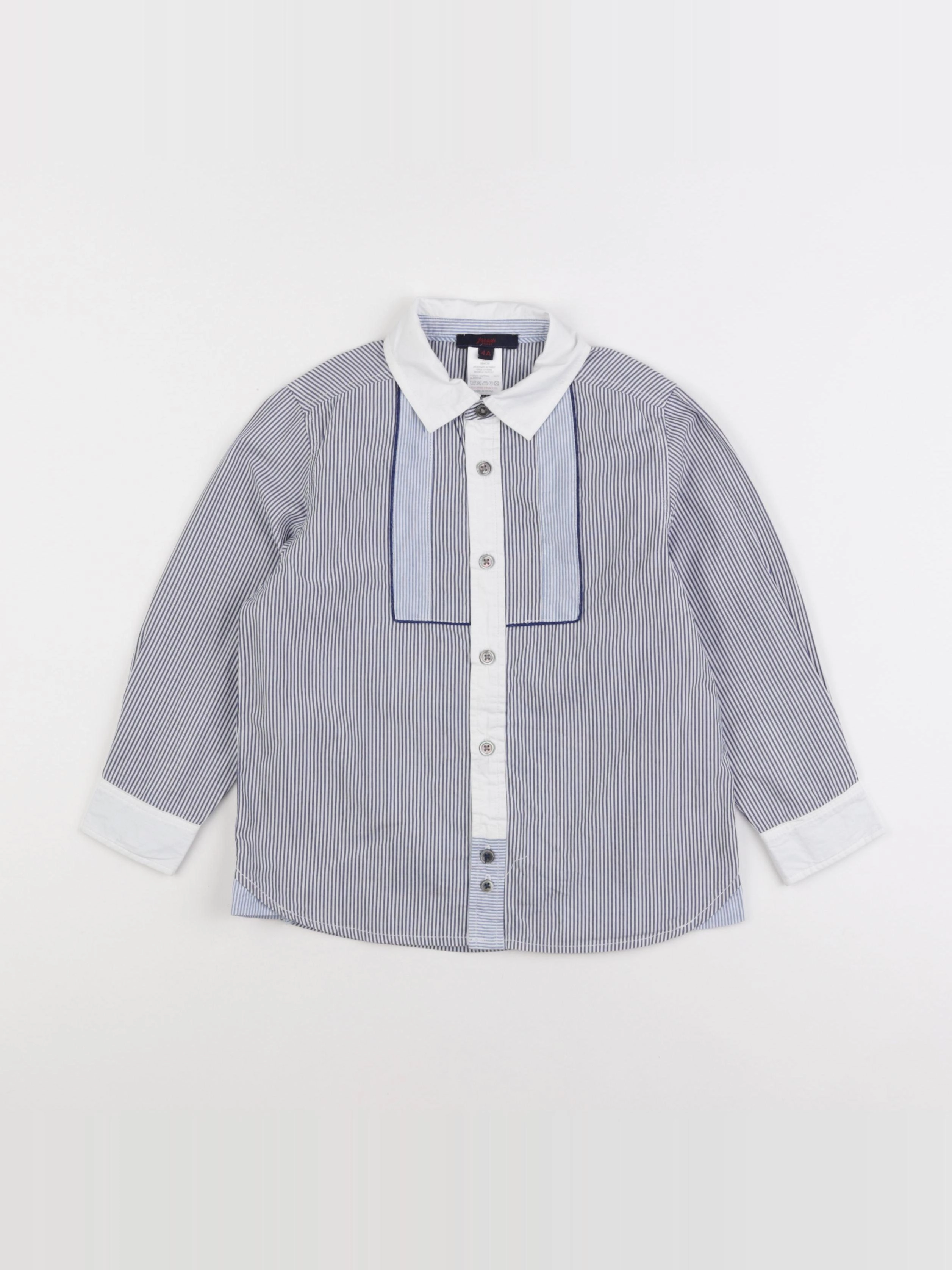 Jacadi - chemise bleu - 4 ans