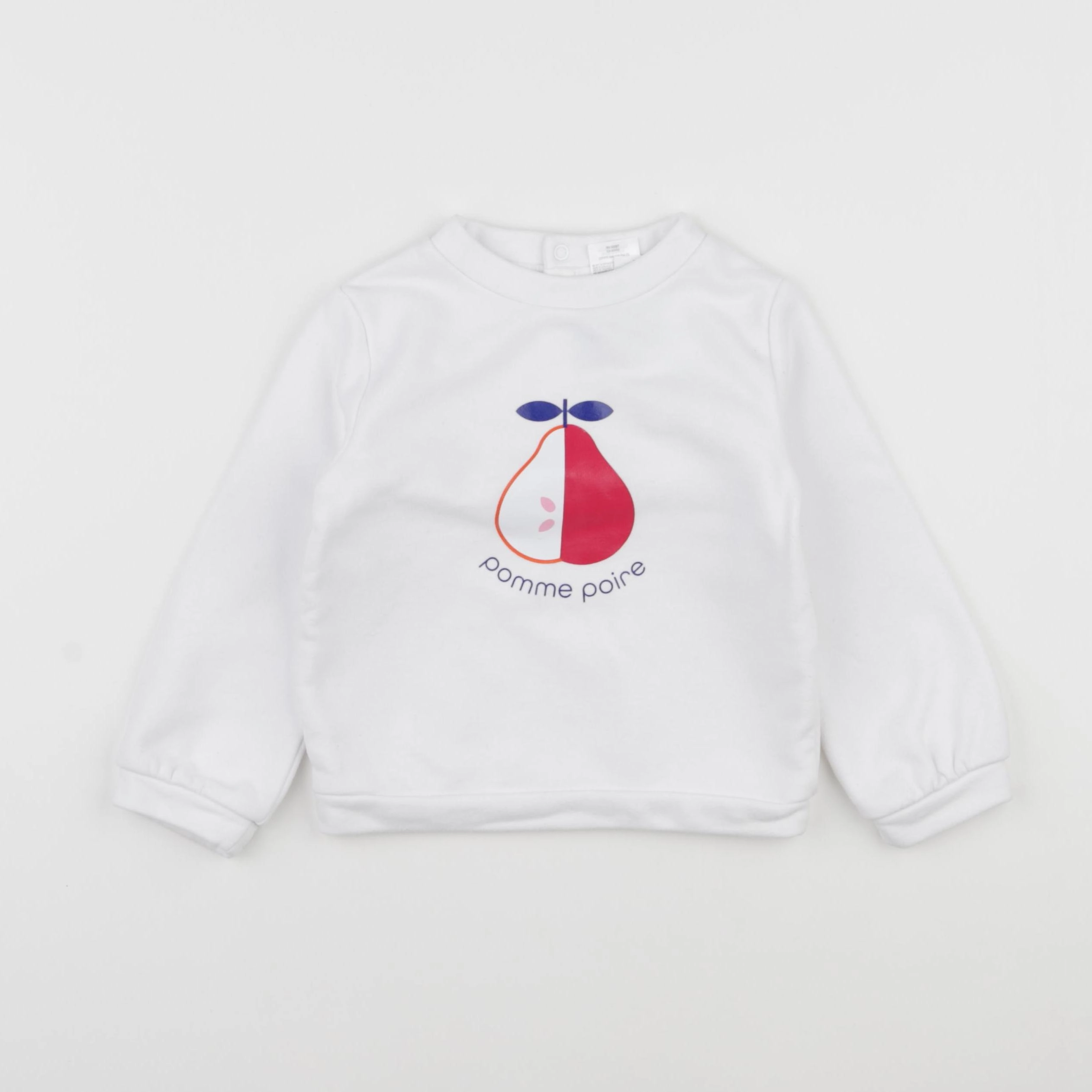 Jacadi - sweat blanc - 3 ans