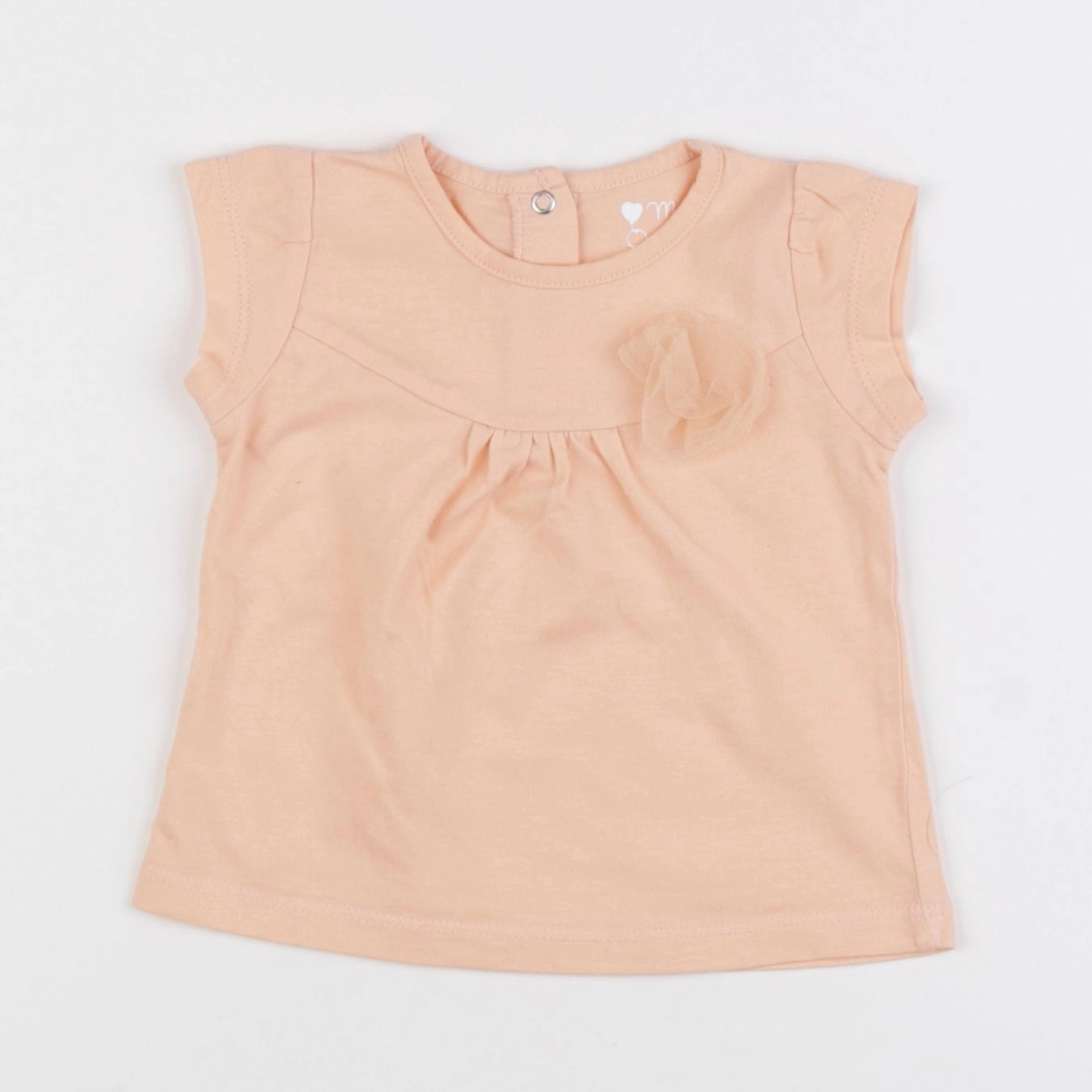 Tape à l'oeil - tee-shirt orange - 6 mois