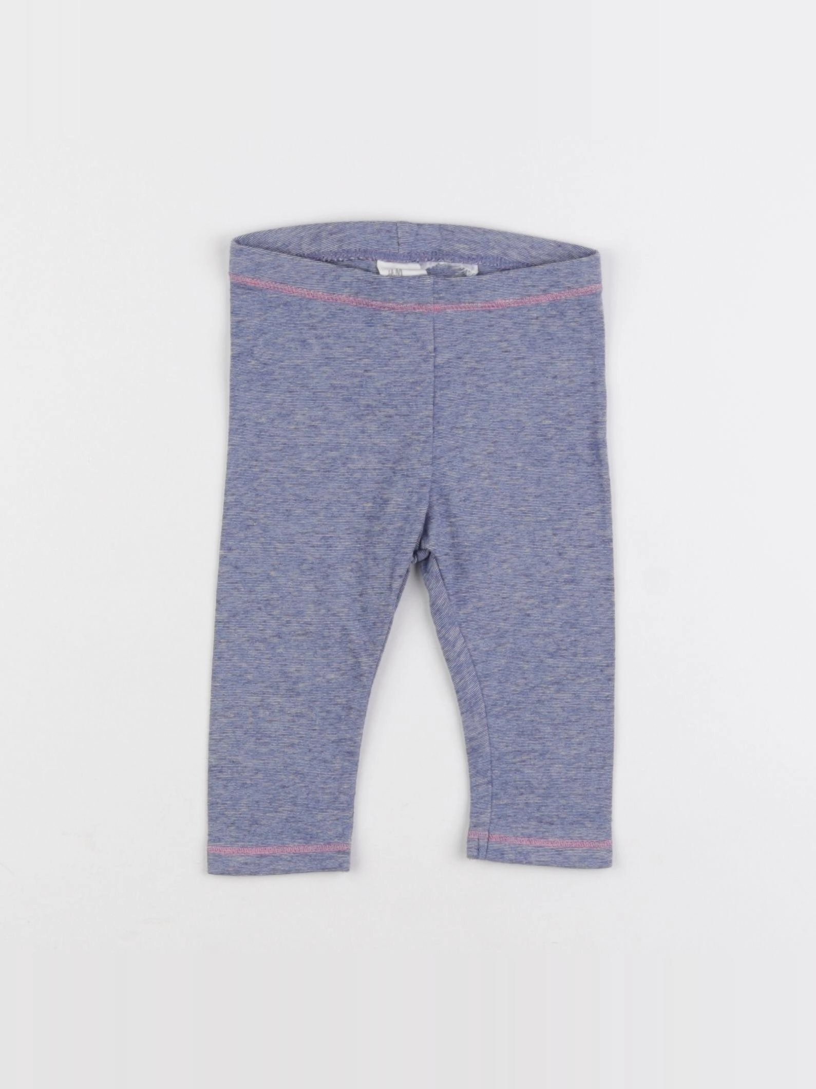 H&M - legging bleu - 3/6 mois