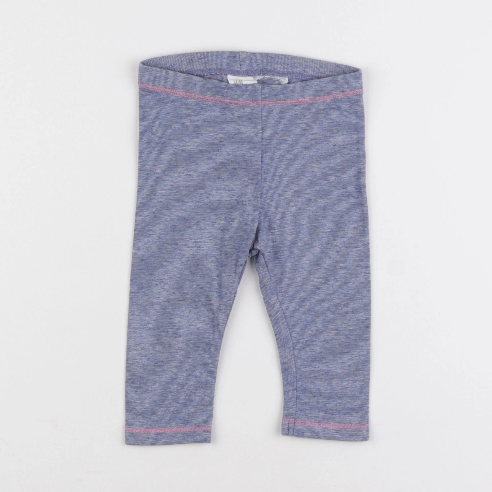 H&M - legging bleu - 3/6 mois