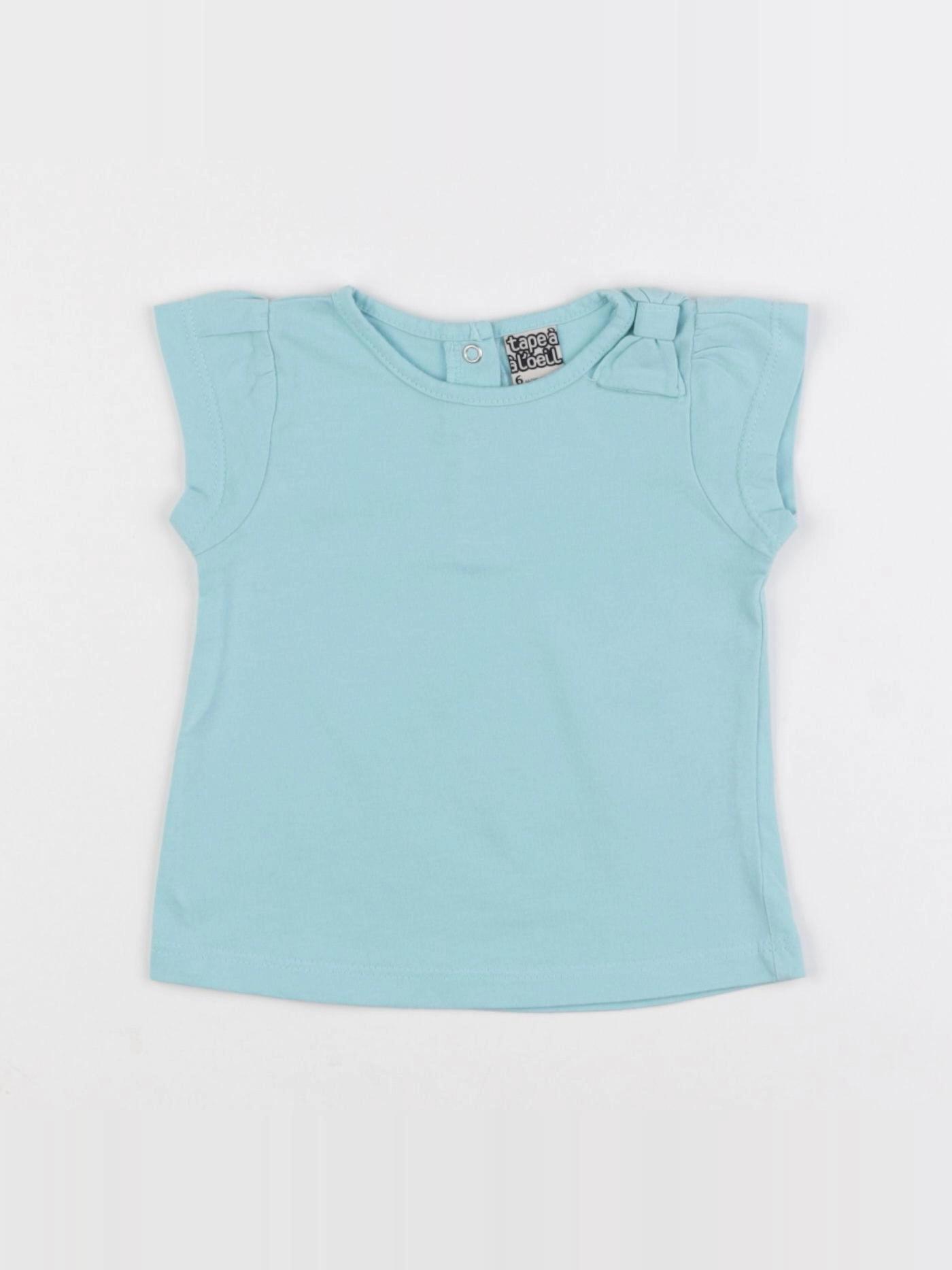 Tape à l'oeil - tee-shirt bleu - 6 mois
