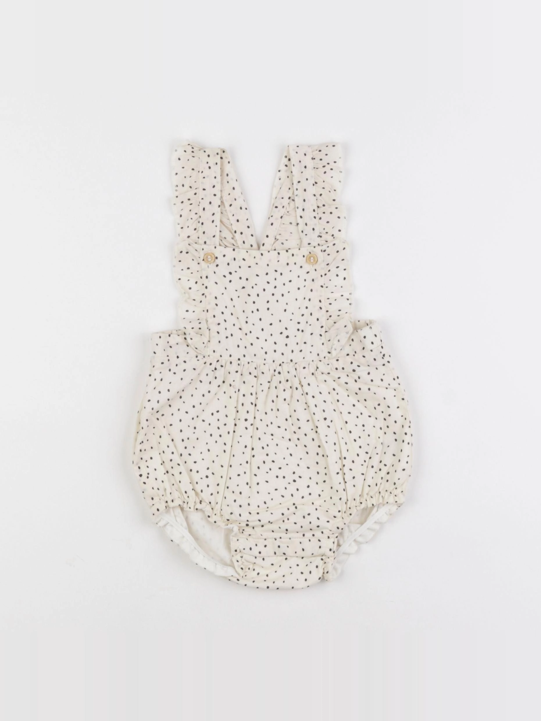H&M - salopette beige - 3/6 mois