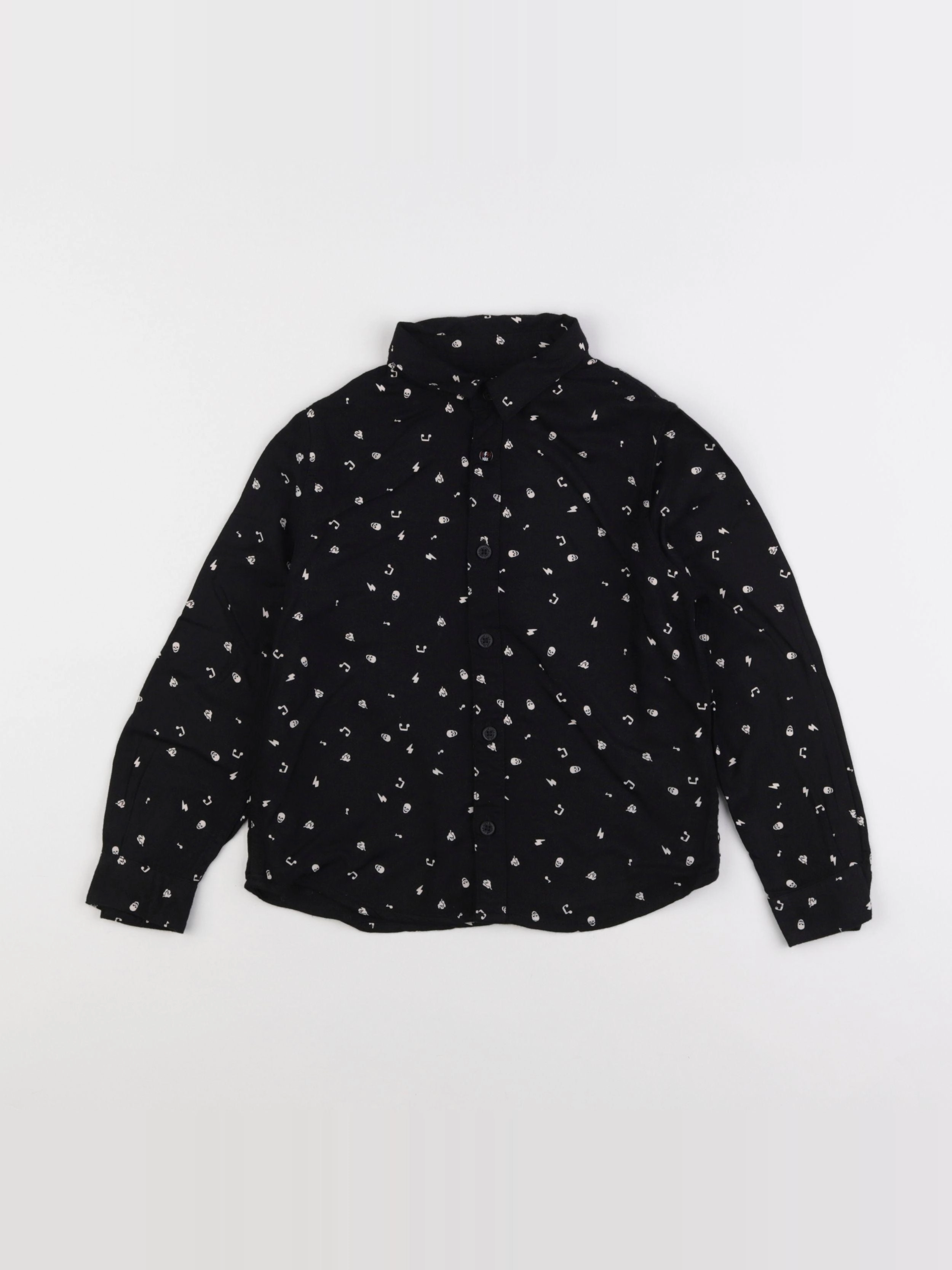 IKKS - chemise noir - 4 ans