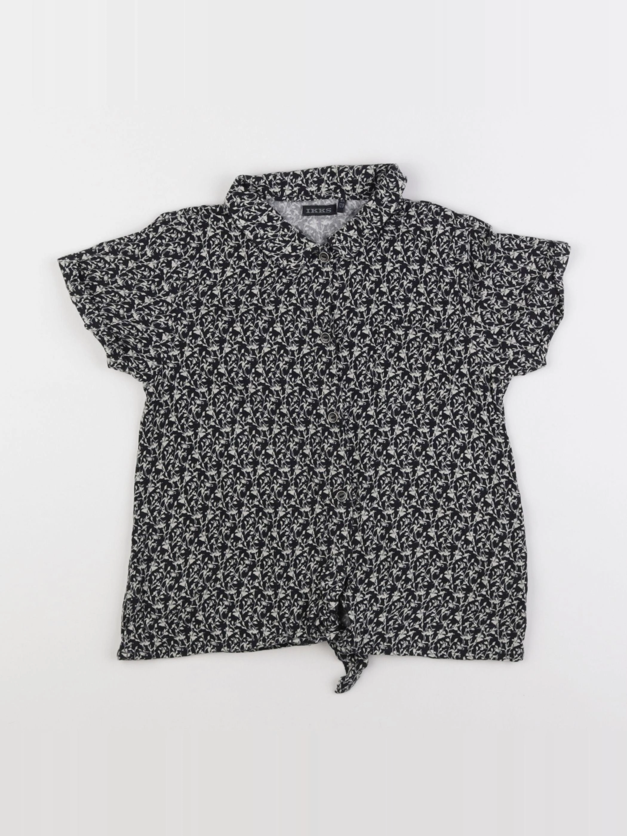 IKKS - blouse noir - 8 ans