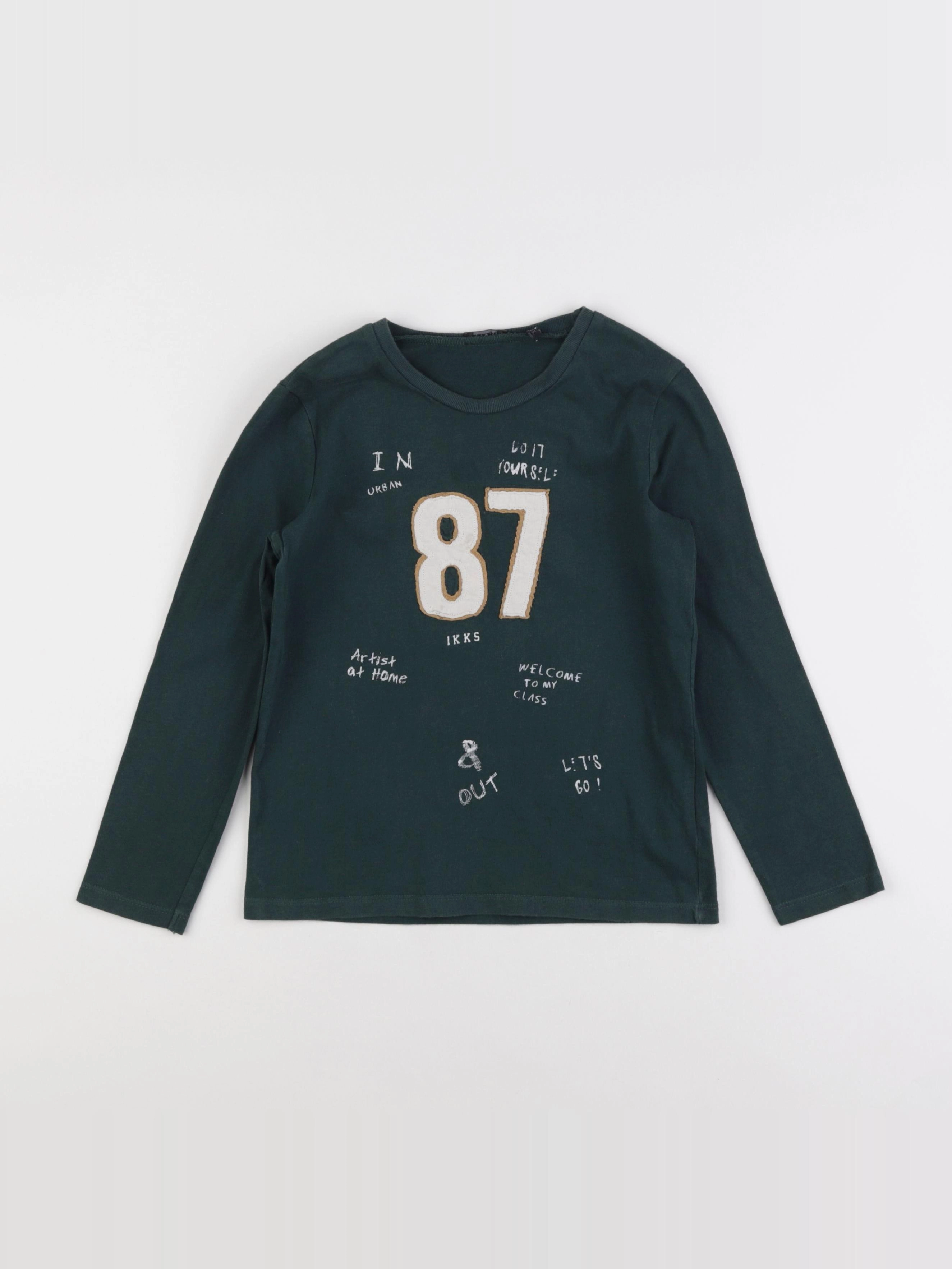 IKKS - tee-shirt vert - 6 ans