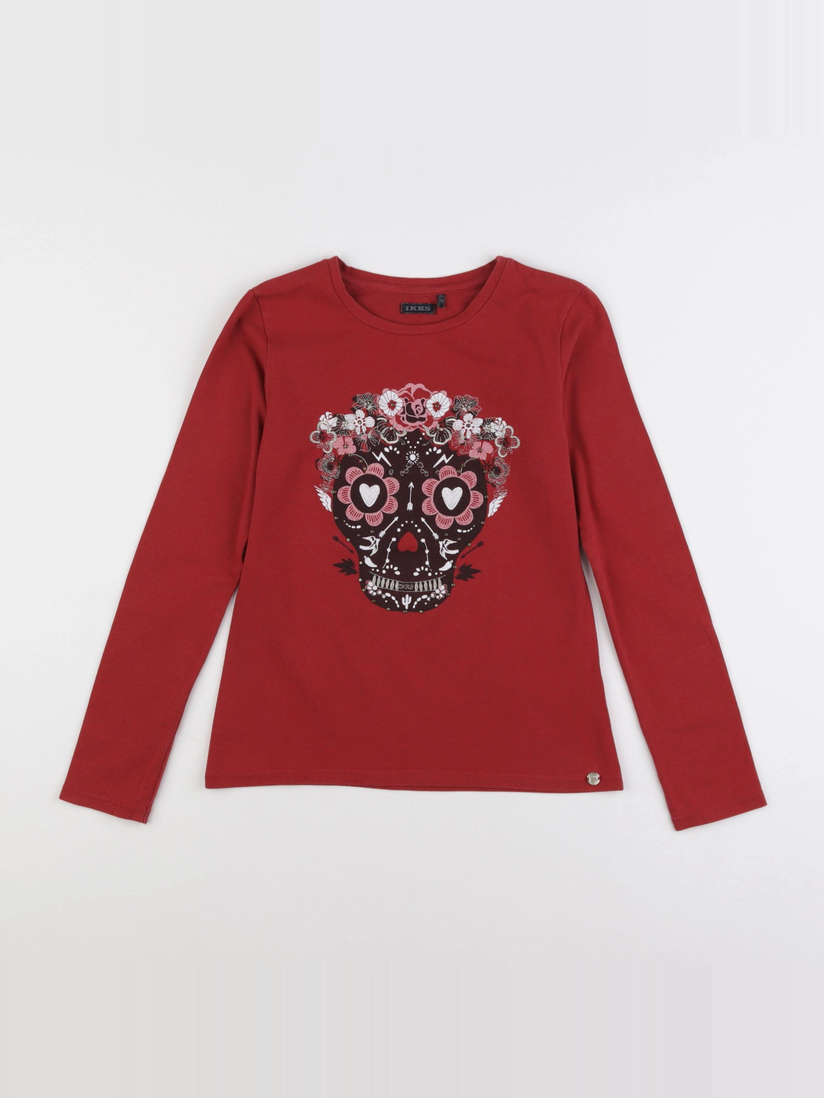 IKKS - tee-shirt rouge - 10 ans