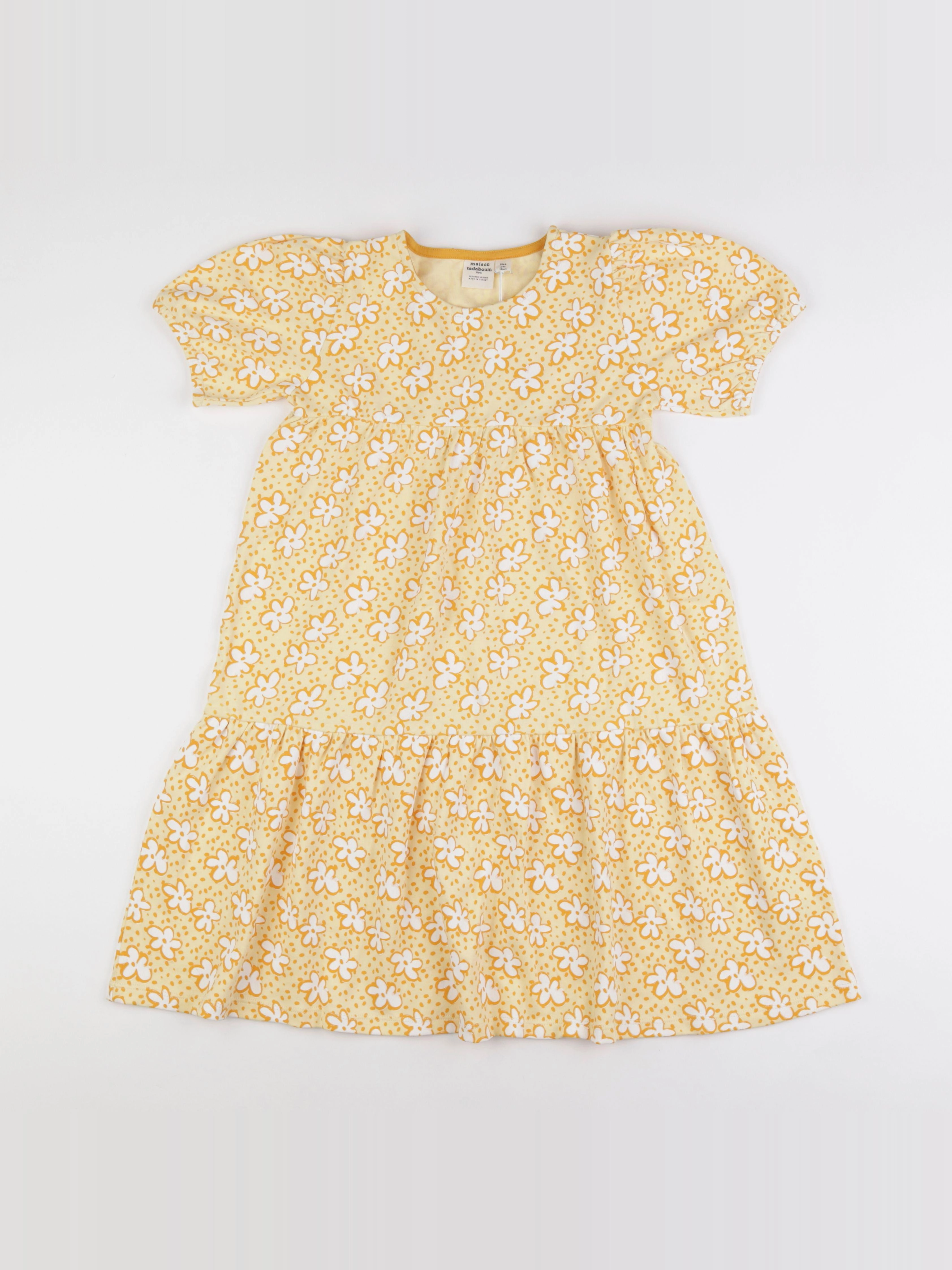 Maison Tadaboum - robe jaune - 8/9 ans