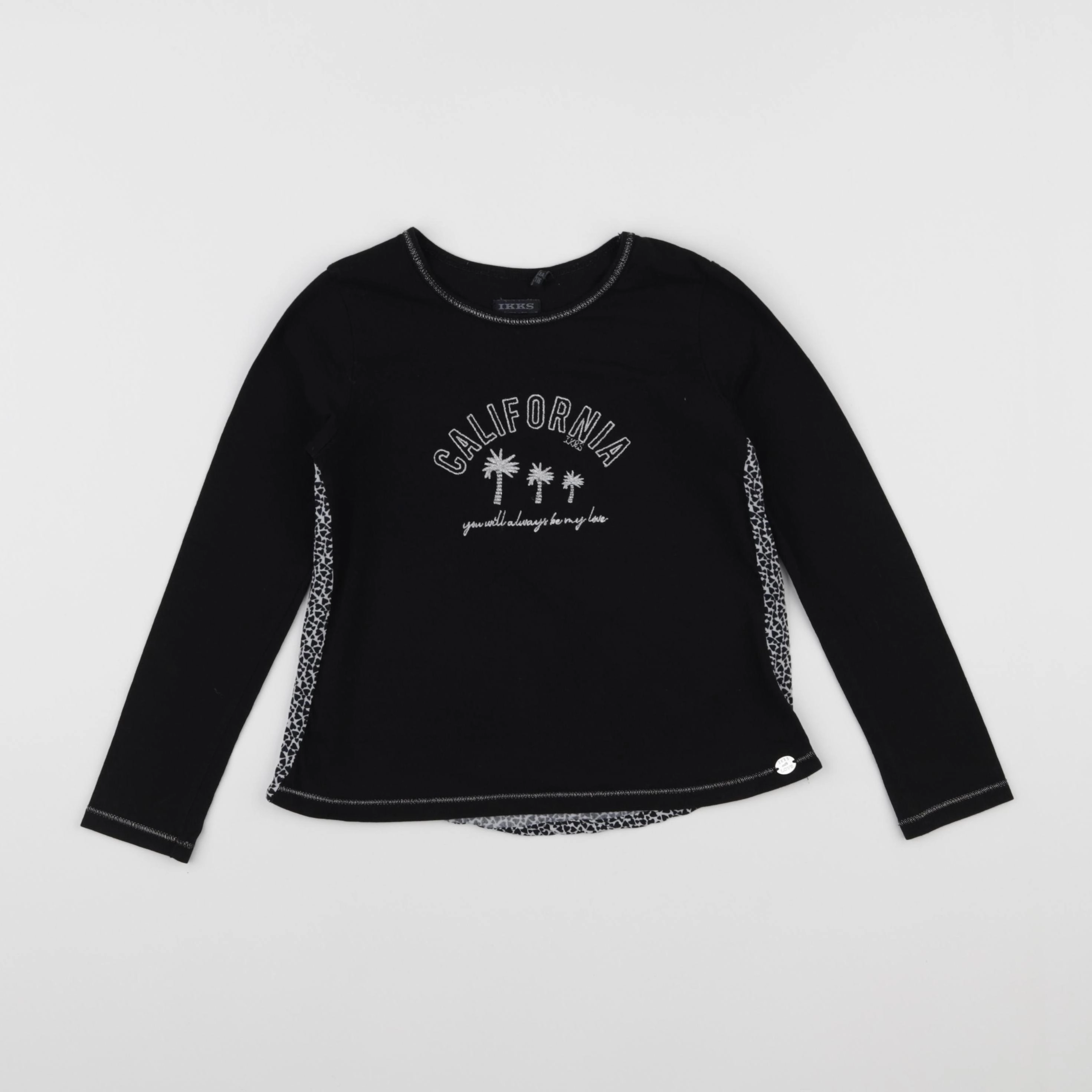 IKKS - tee-shirt noir, gris - 6 ans