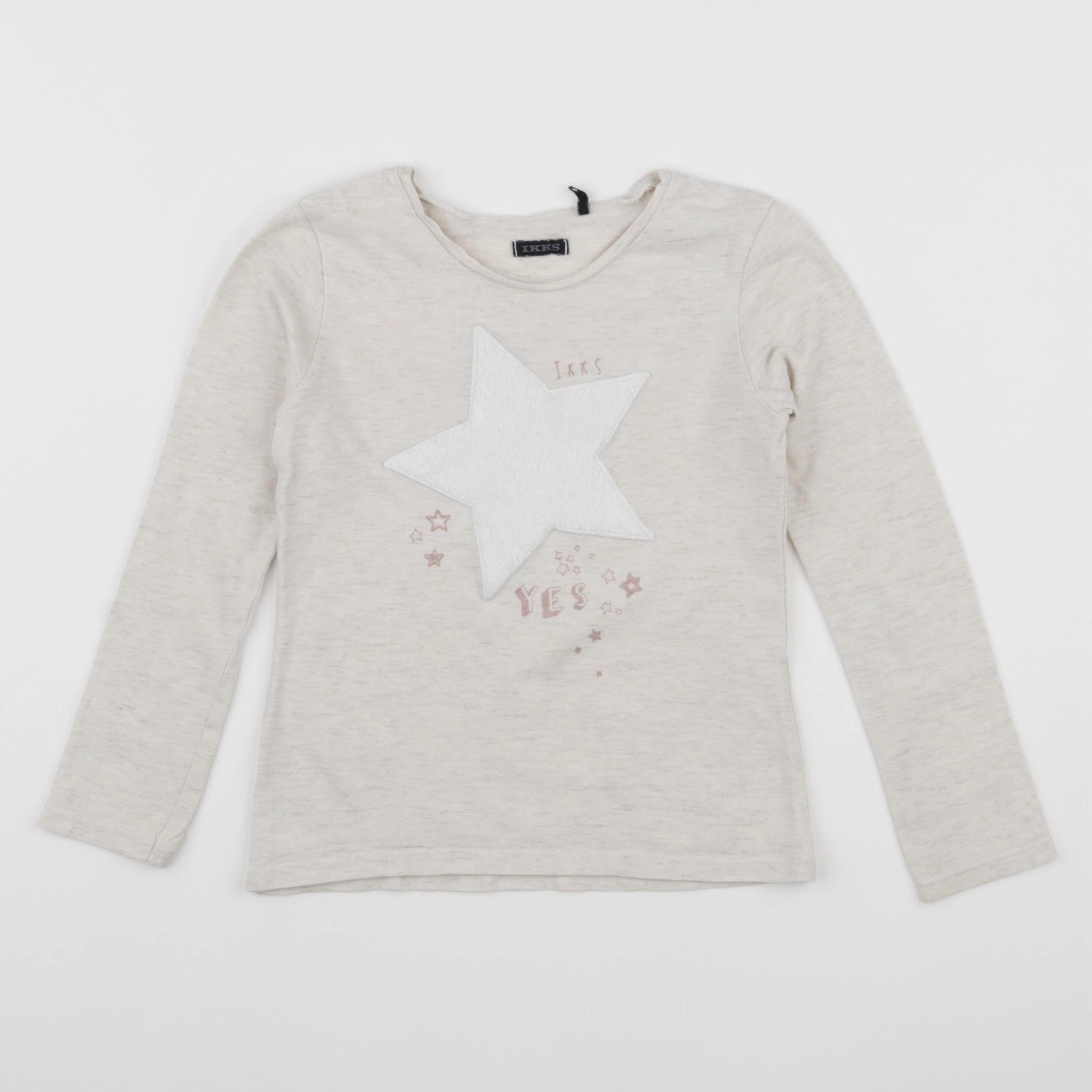 IKKS - tee-shirt beige - 6 ans