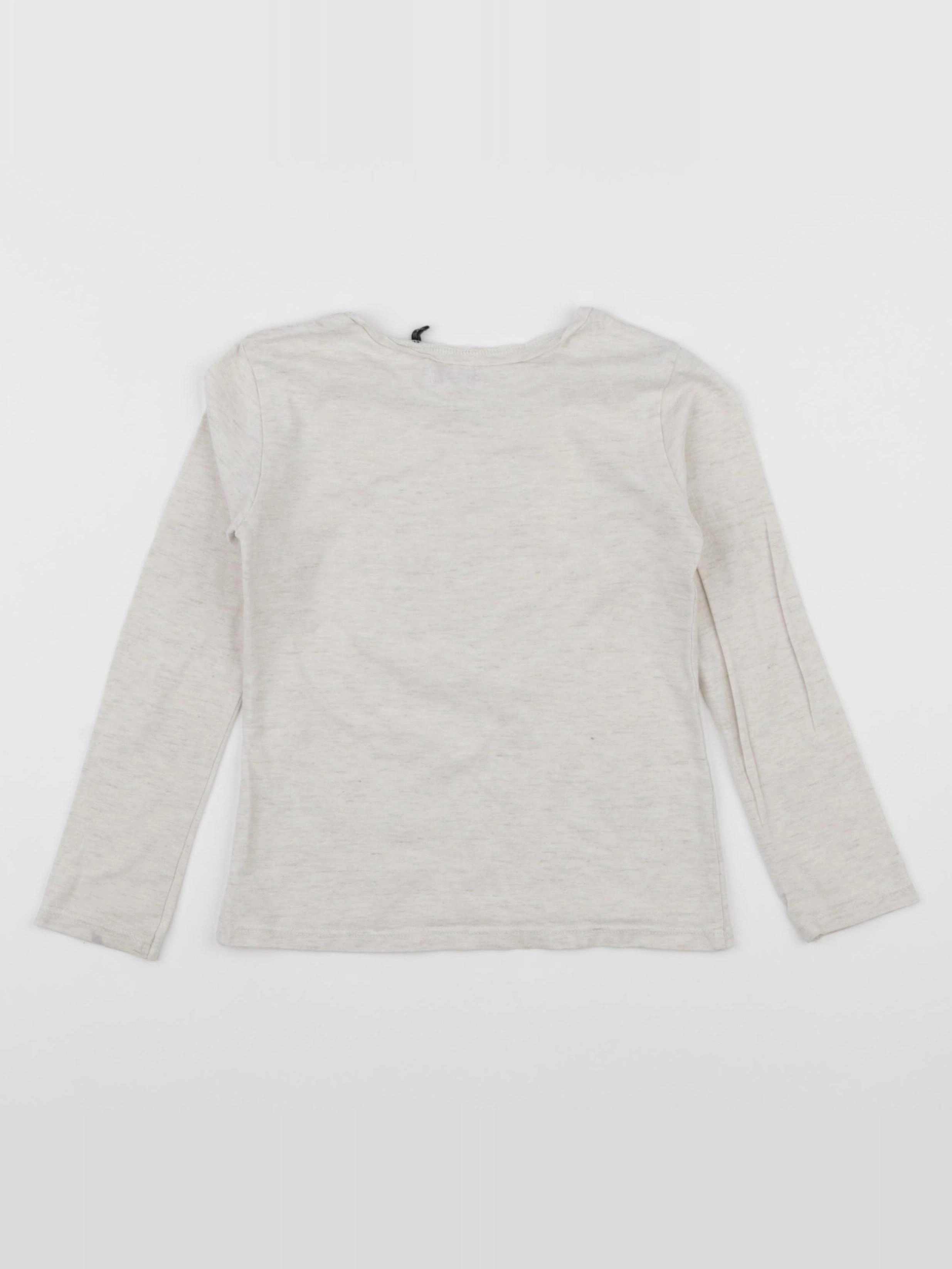 IKKS - tee-shirt beige - 6 ans