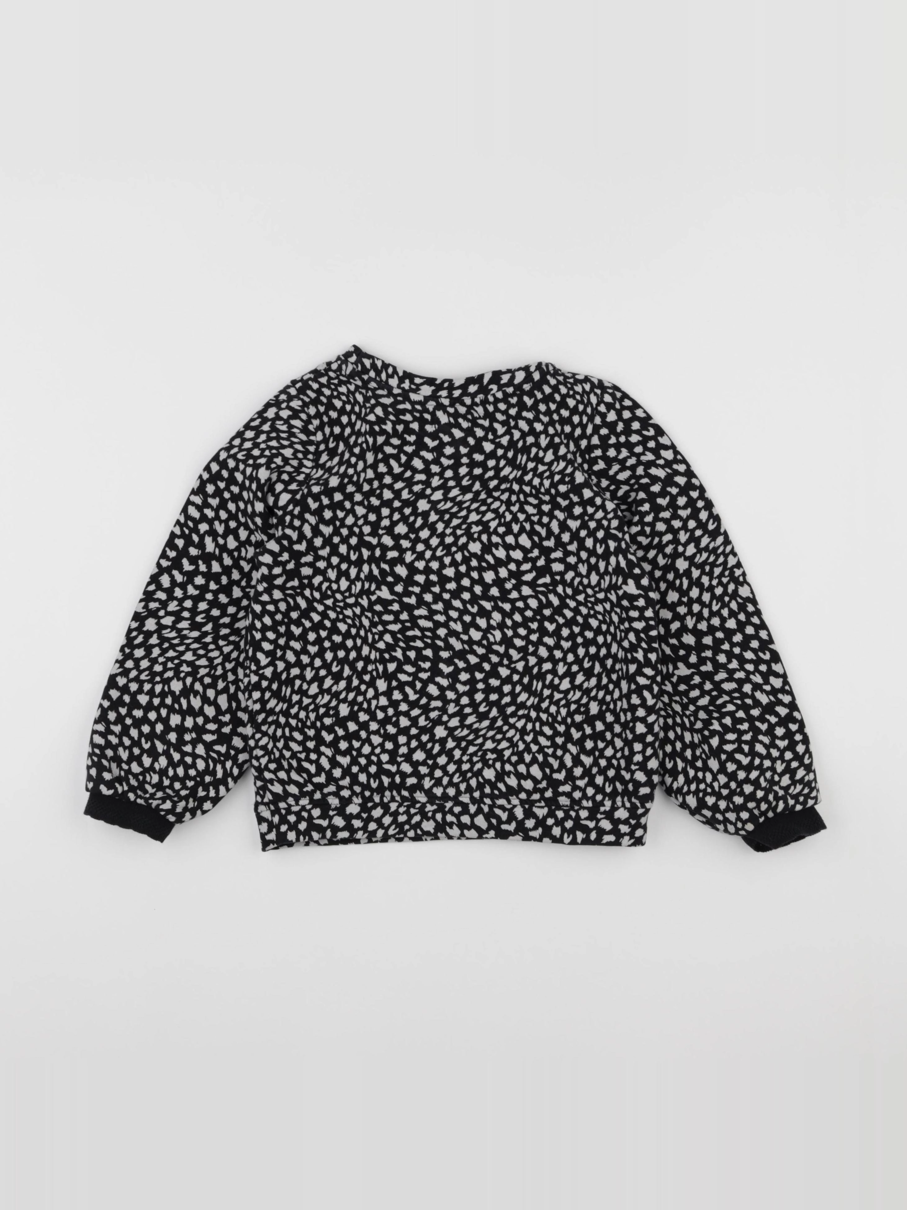 IKKS - sweat beige, noir - 6 ans