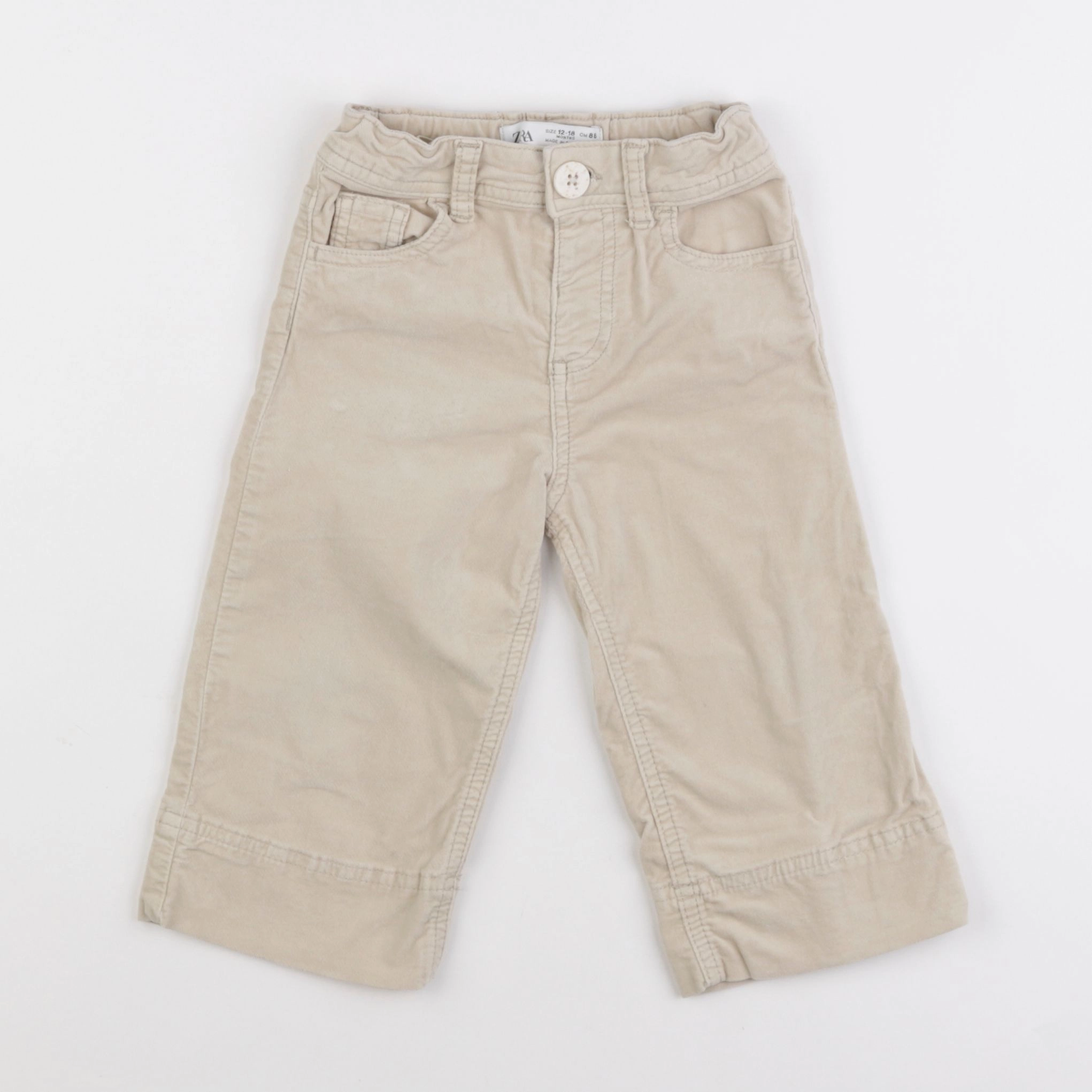 Zara - pantalon beige - 12/18 mois