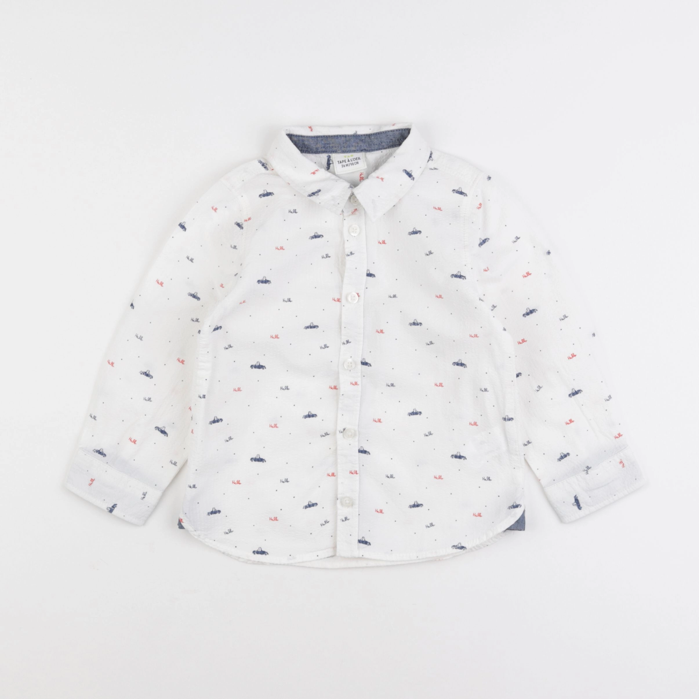Tape à l'oeil - chemise blanc - 3 ans