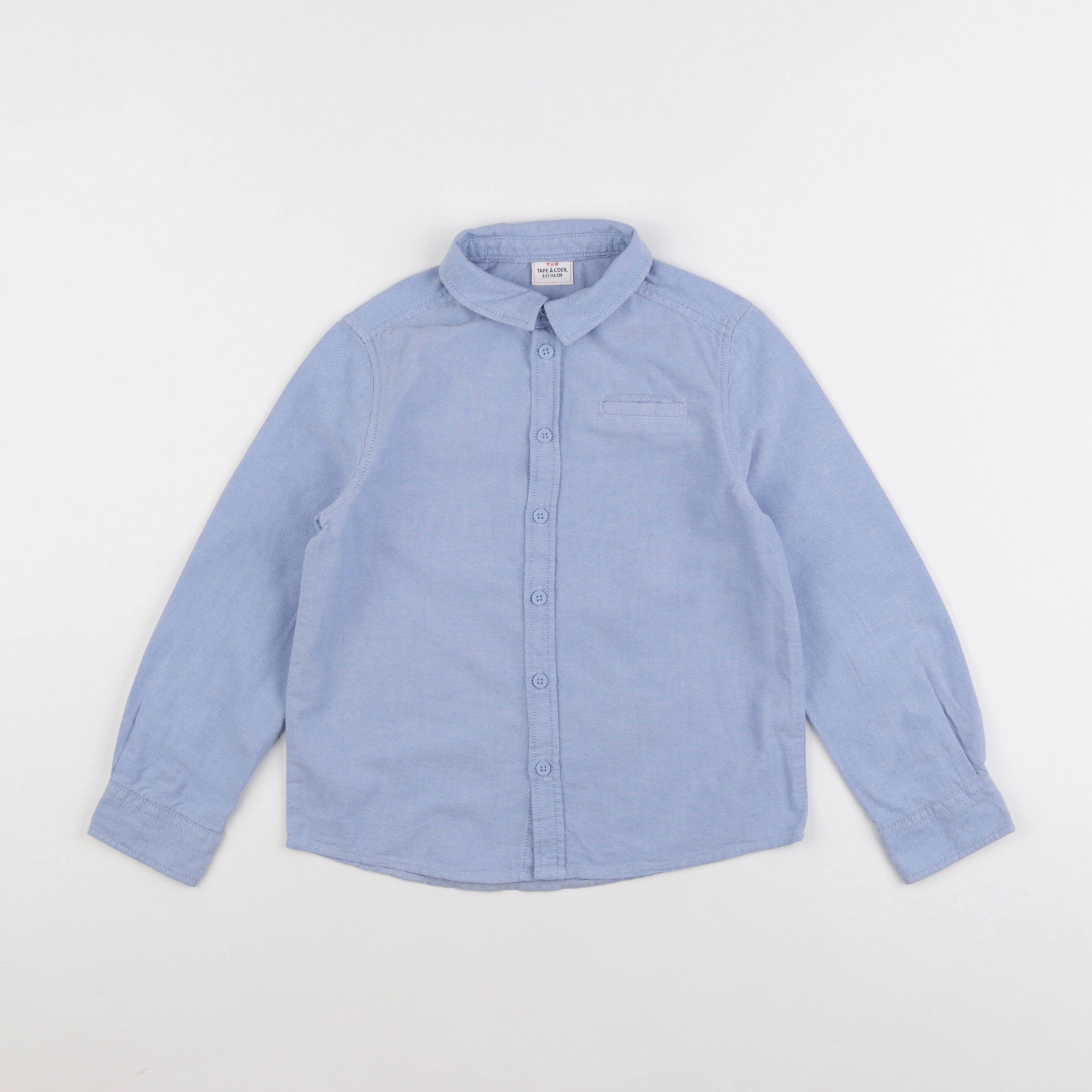 Tape à l'oeil - chemise bleu - 6 ans
