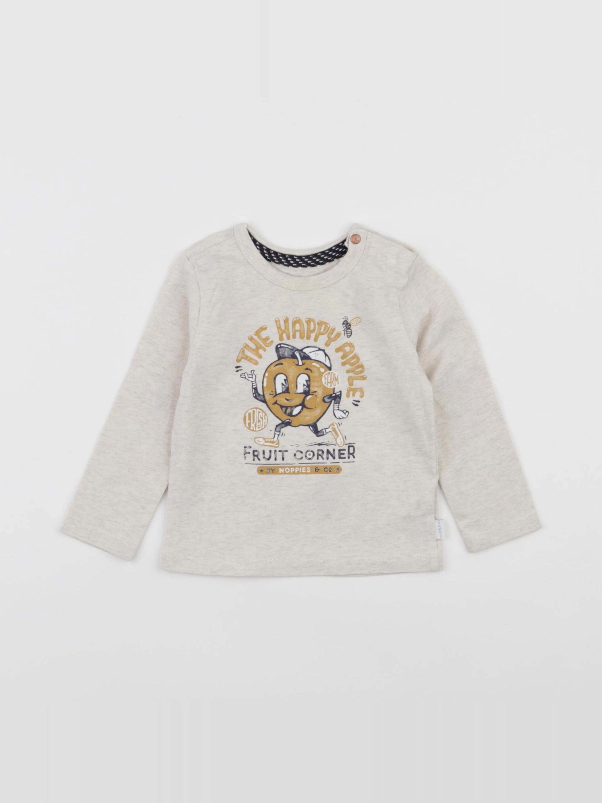 Noppies - tee-shirt beige - 6/9 mois