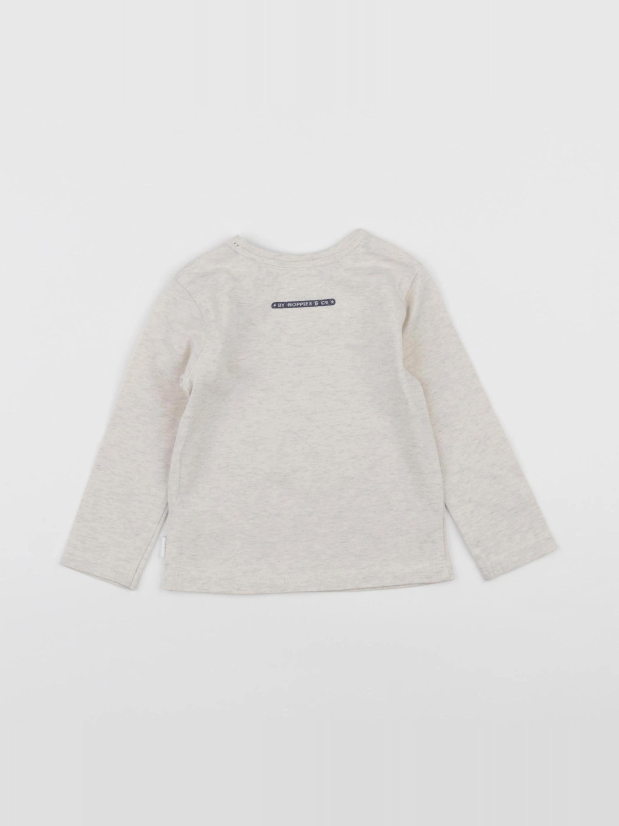 Noppies - tee-shirt beige - 6/9 mois