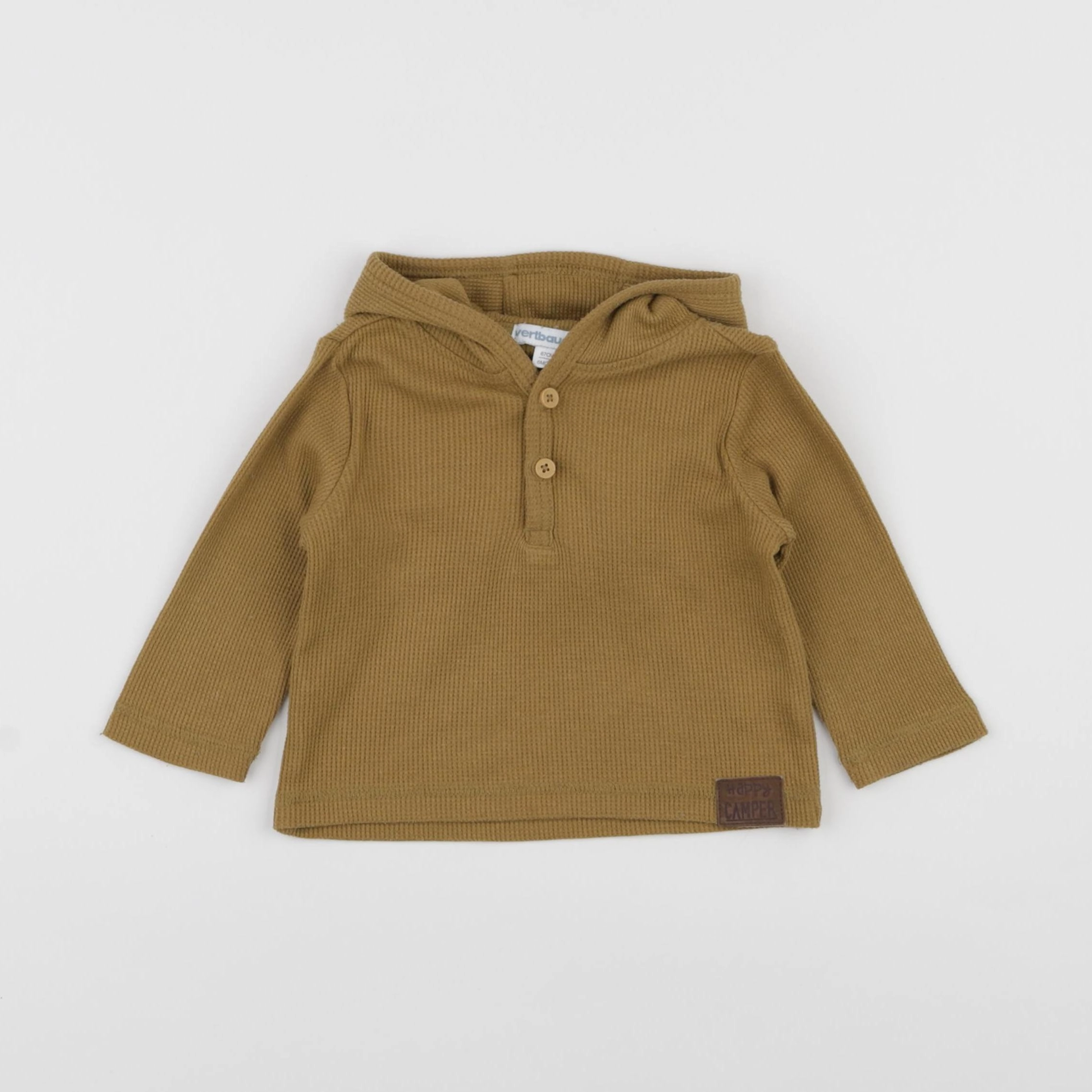 Vertbaudet - tee-shirt jaune - 6 mois