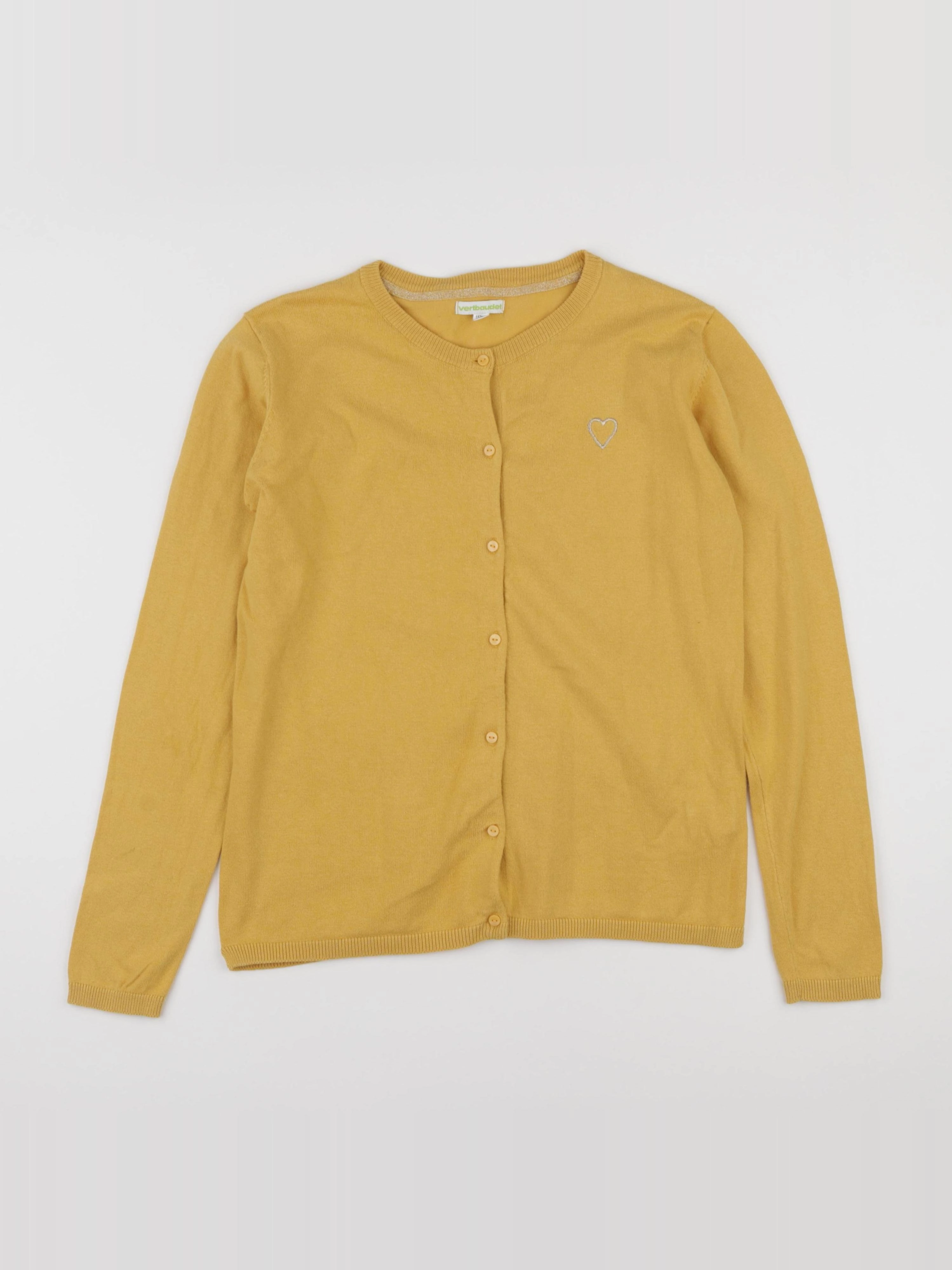 Vertbaudet - gilet jaune - 12 ans