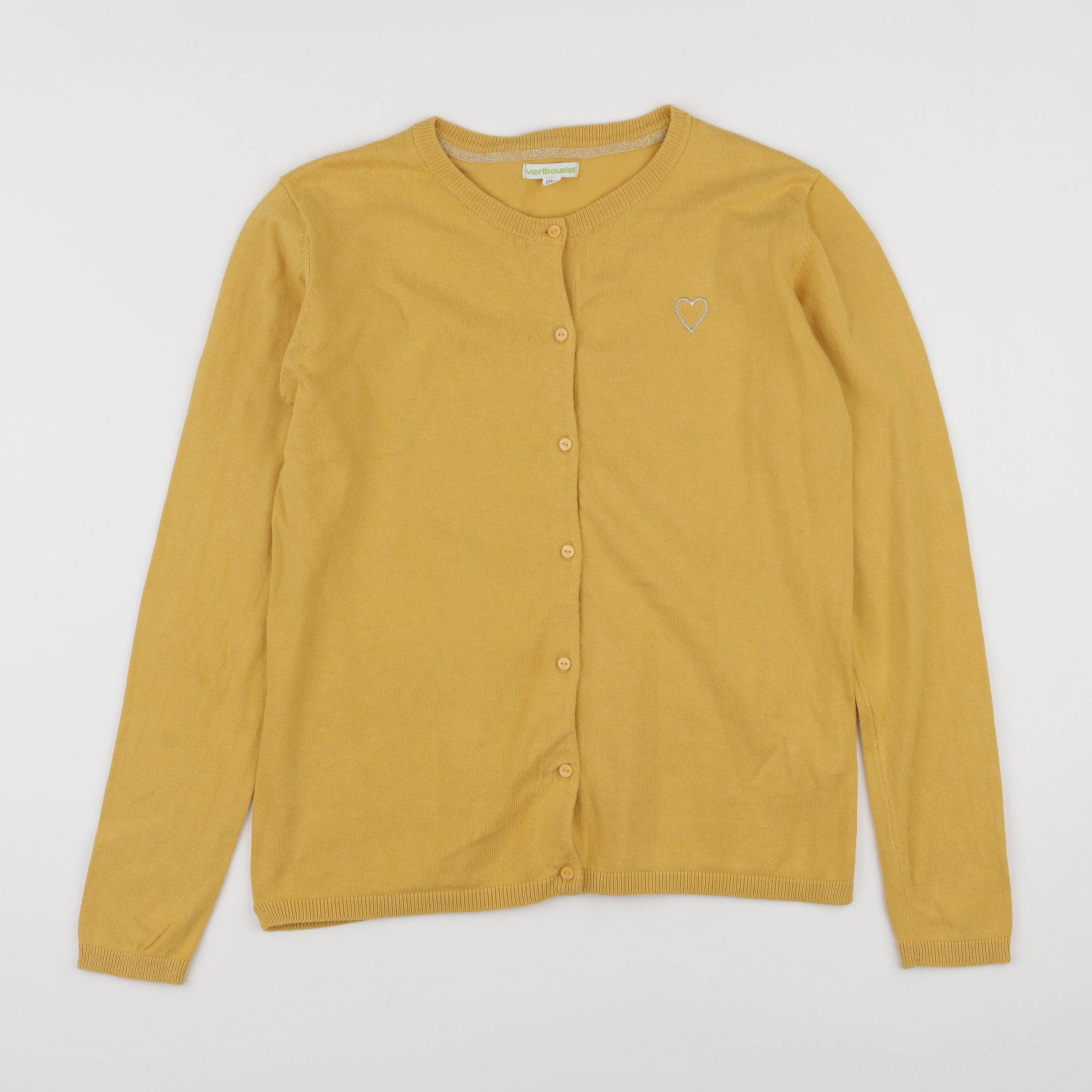 Vertbaudet - gilet jaune - 12 ans