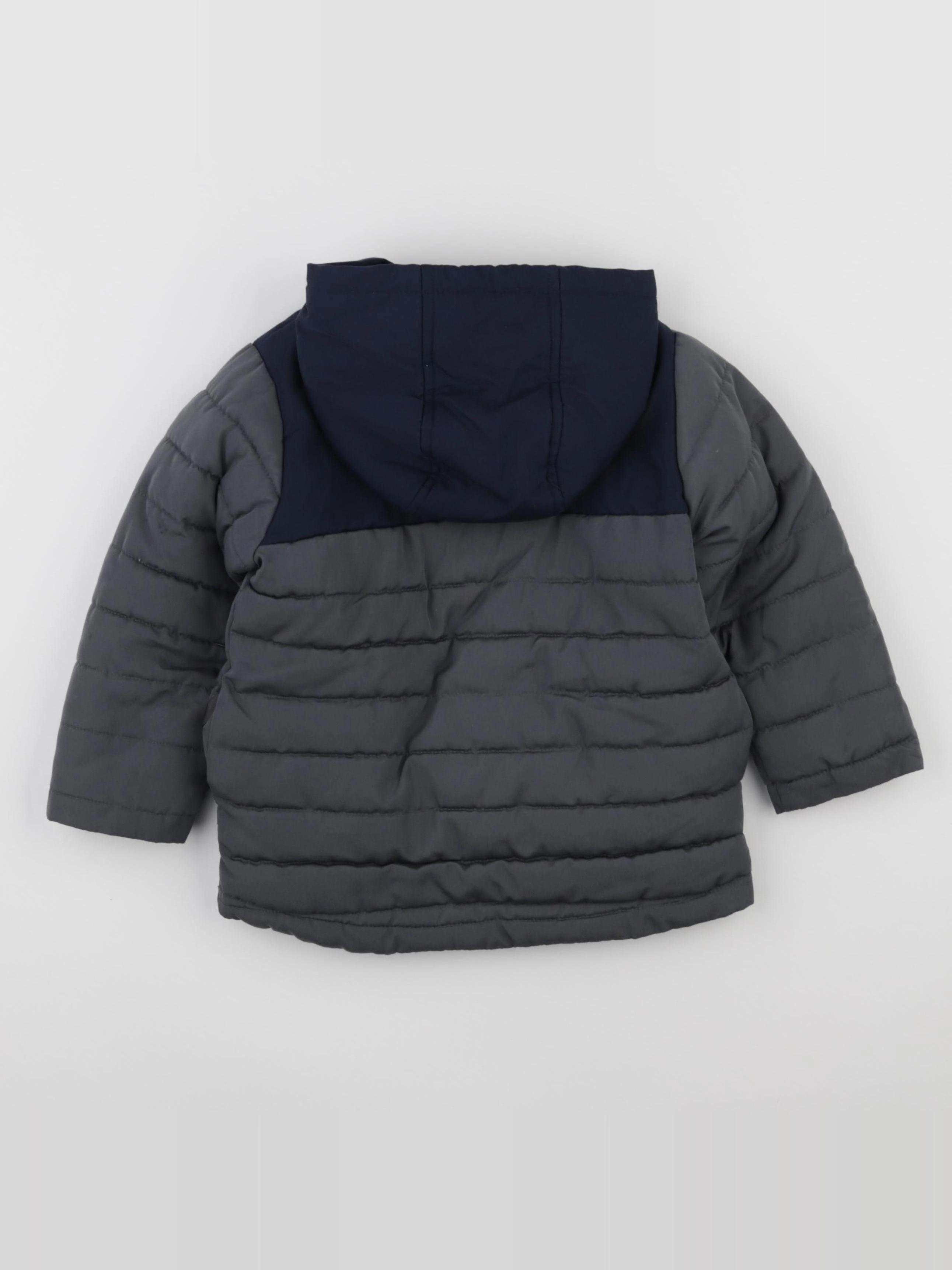 Vertbaudet - doudoune gris - 3 ans