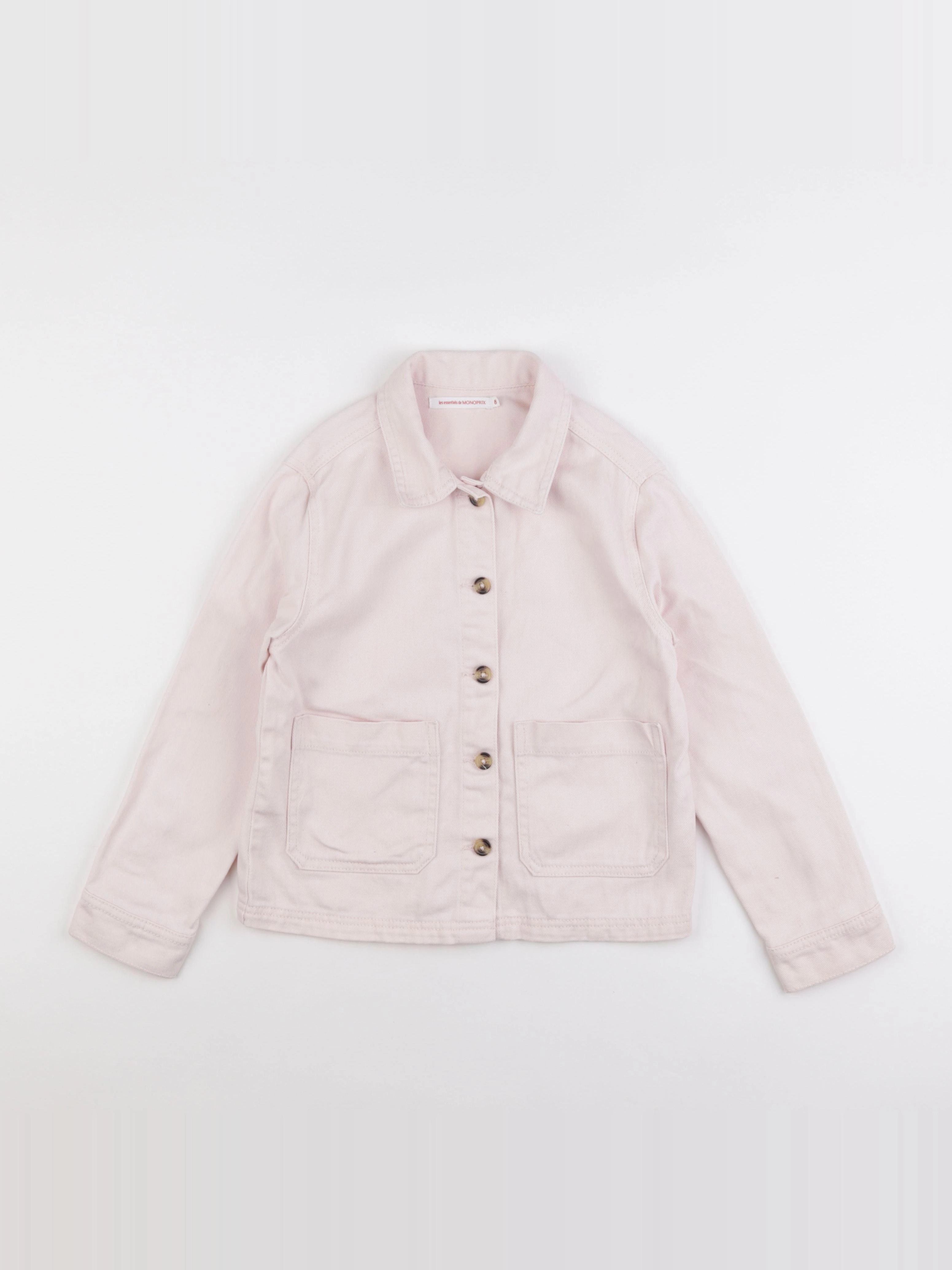 Monoprix - veste rose - 8 ans