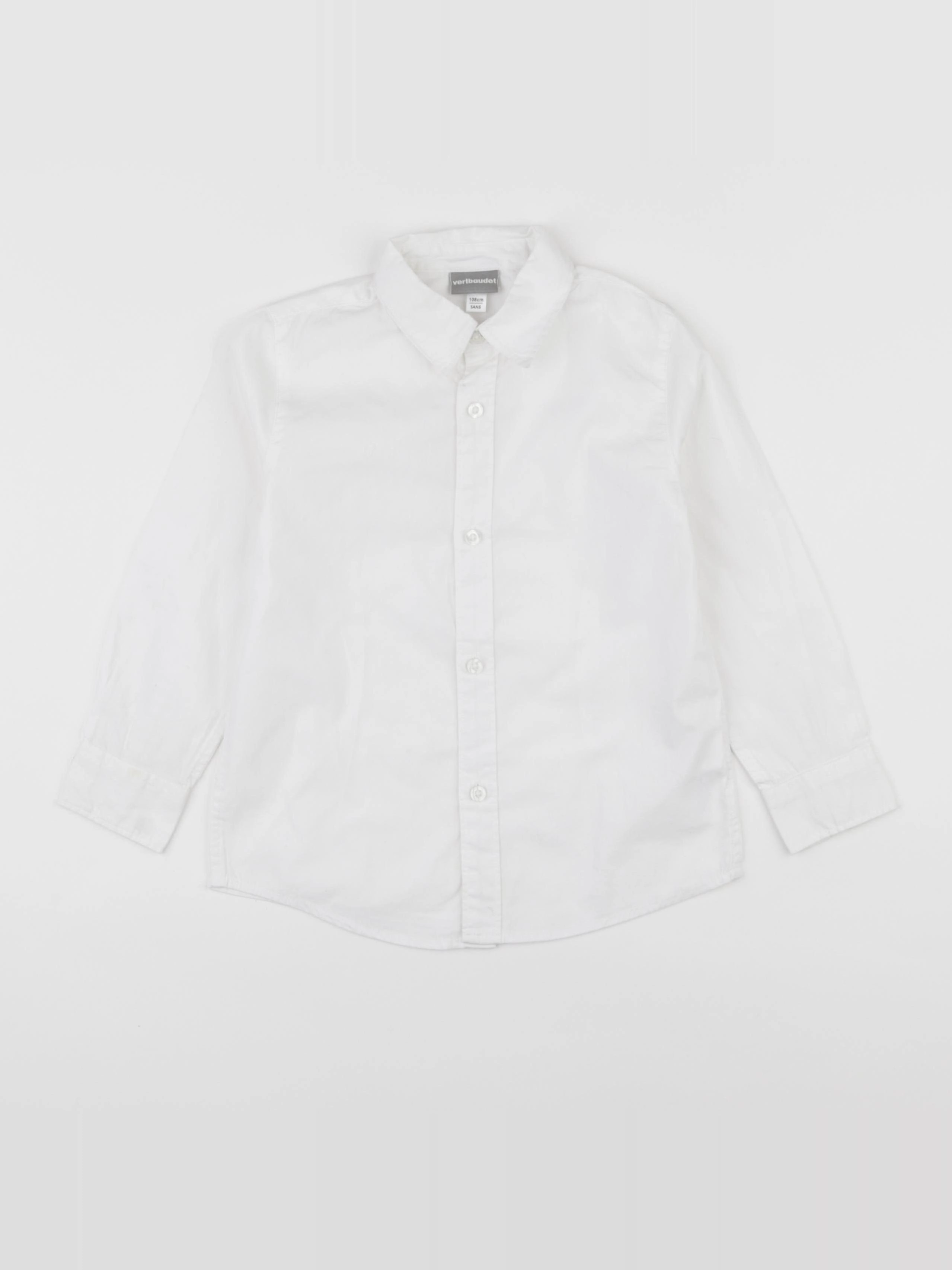 Vertbaudet - chemise blanc - 5 ans
