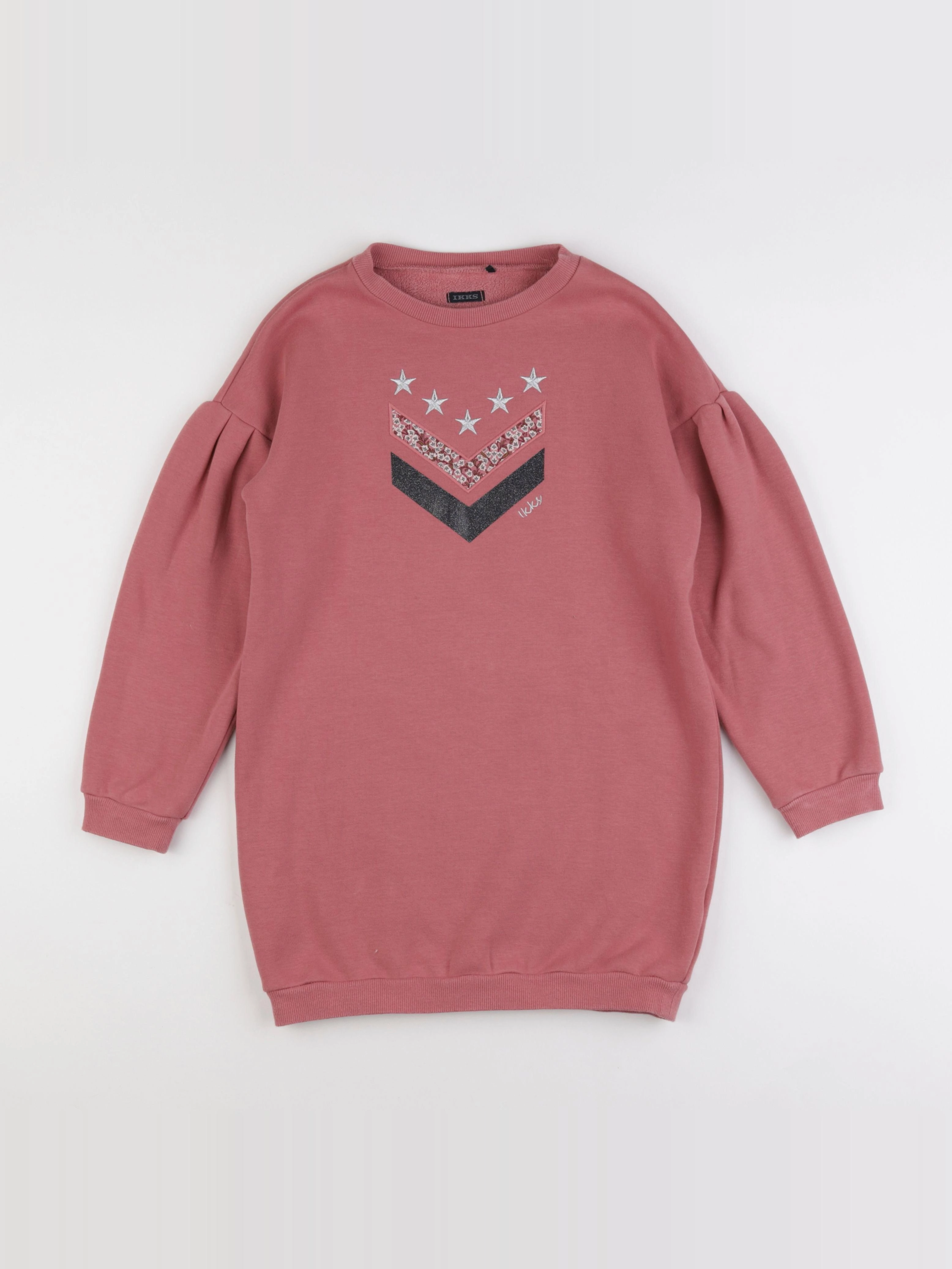 IKKS - robe rose - 10 ans