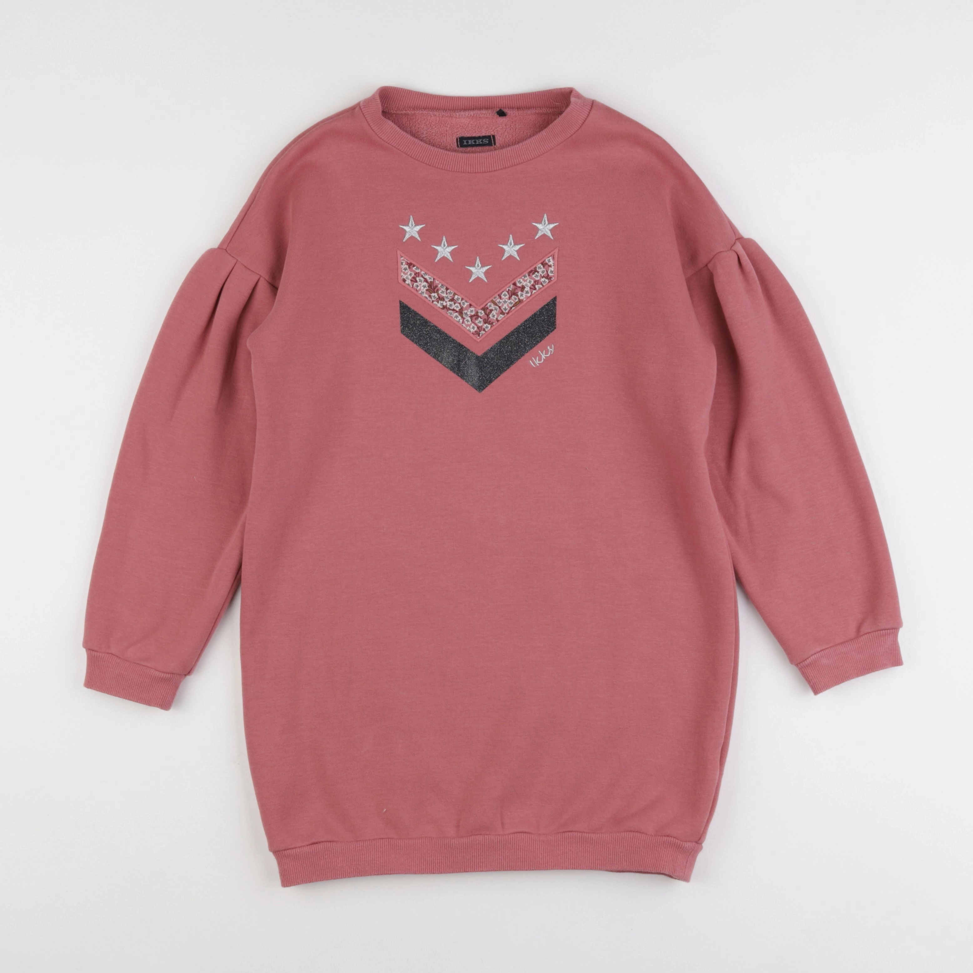 IKKS - robe rose - 10 ans