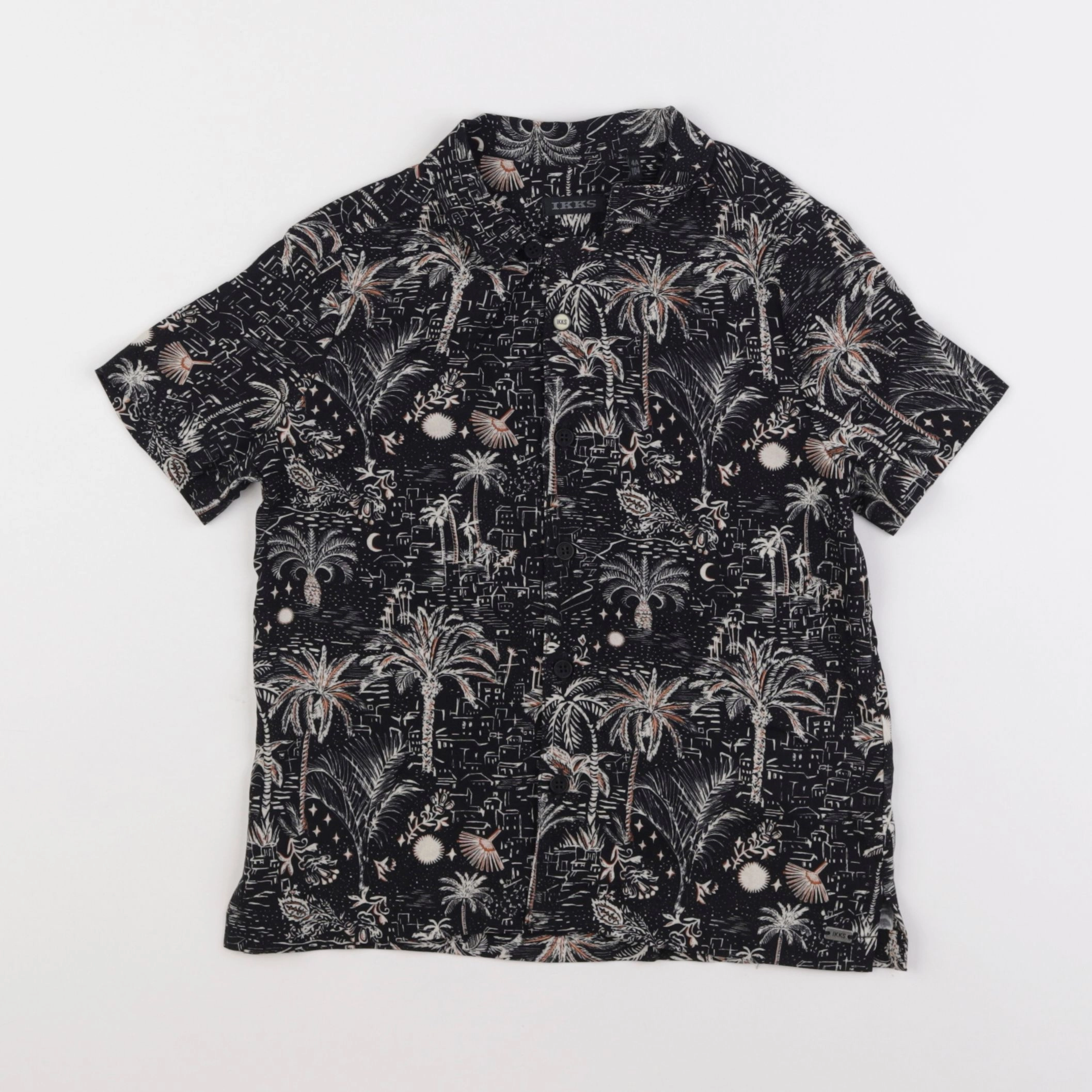 IKKS - chemise noir - 4 ans