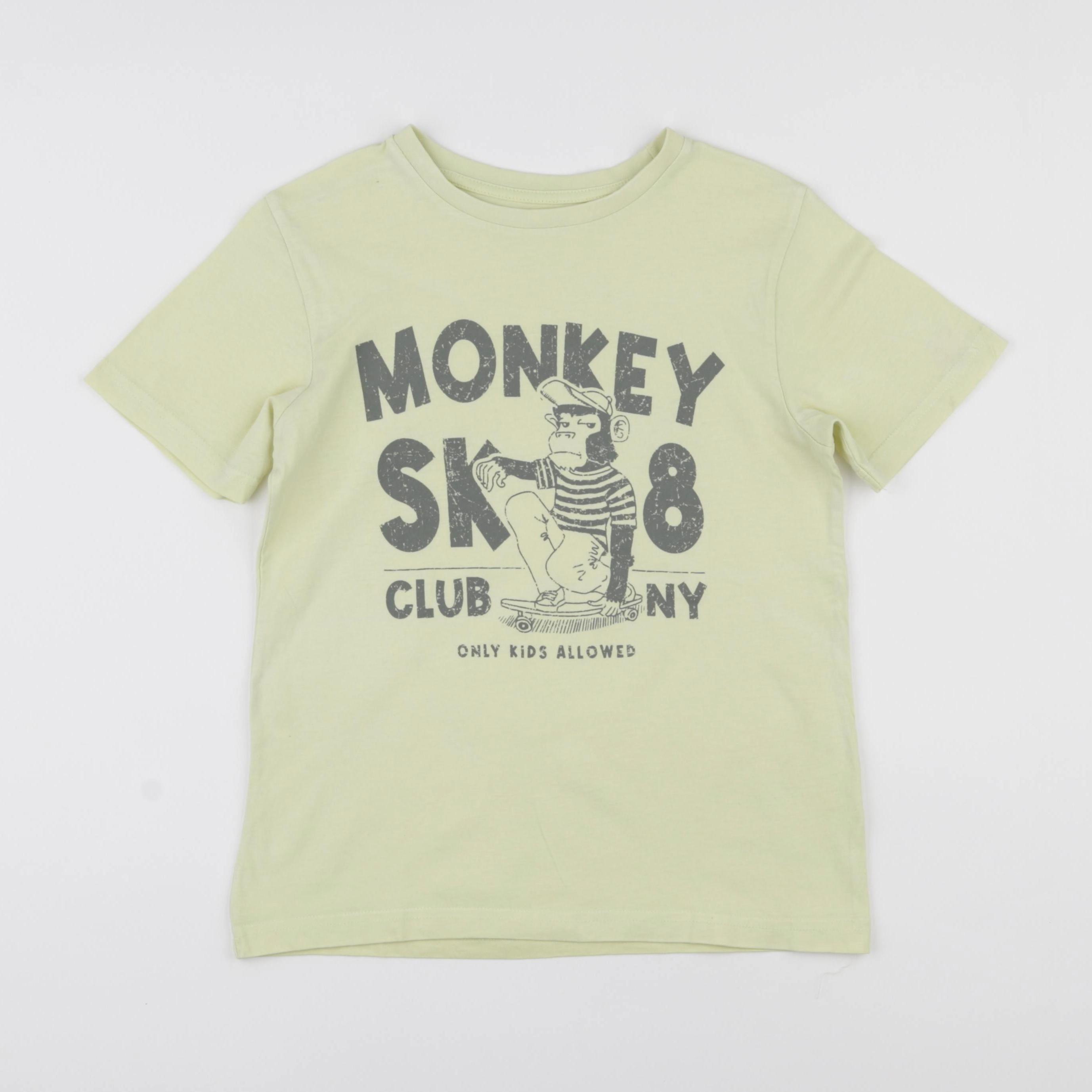 Vertbaudet - tee-shirt jaune - 10 ans
