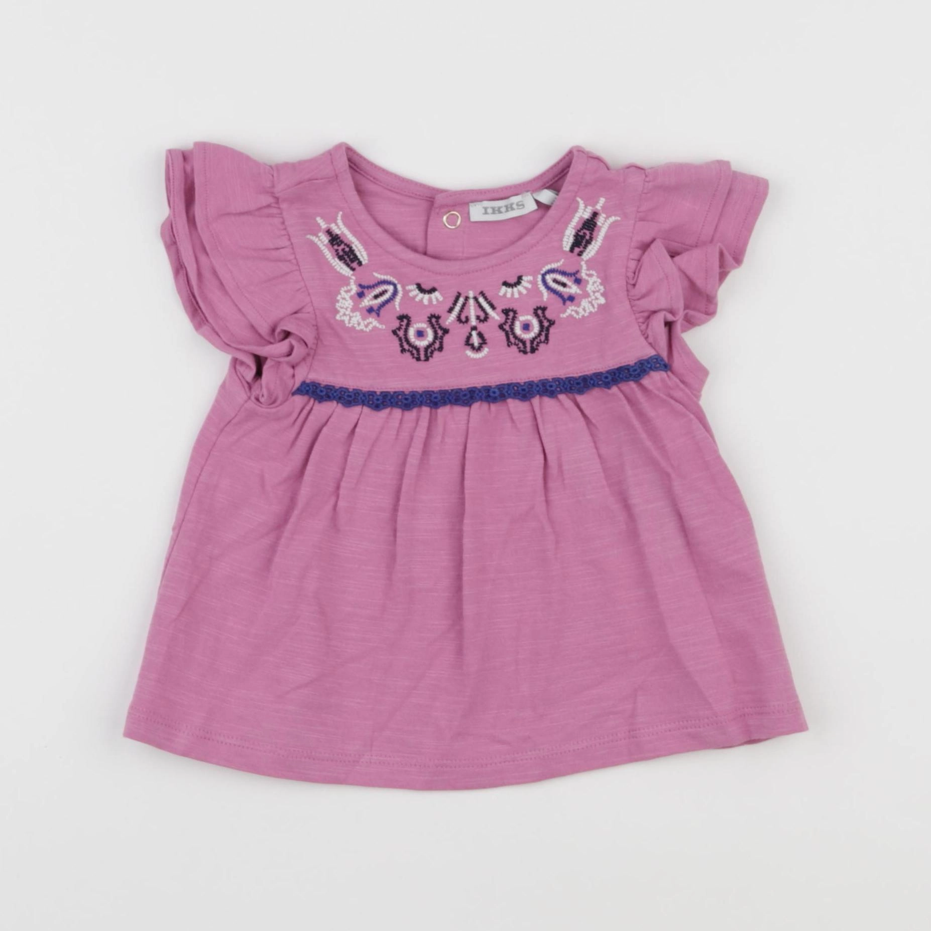 IKKS - tee-shirt violet - 6 mois
