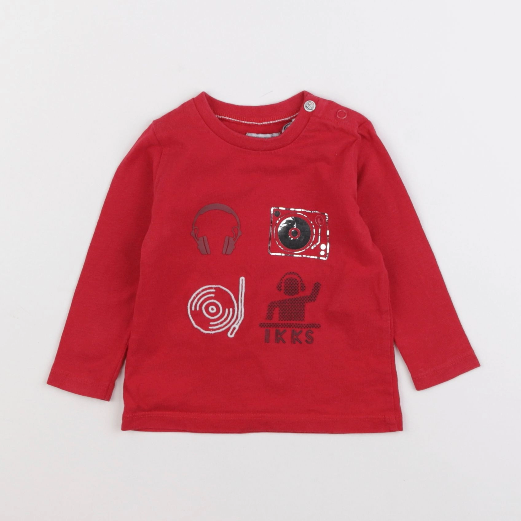 IKKS - tee-shirt rouge - 6 mois